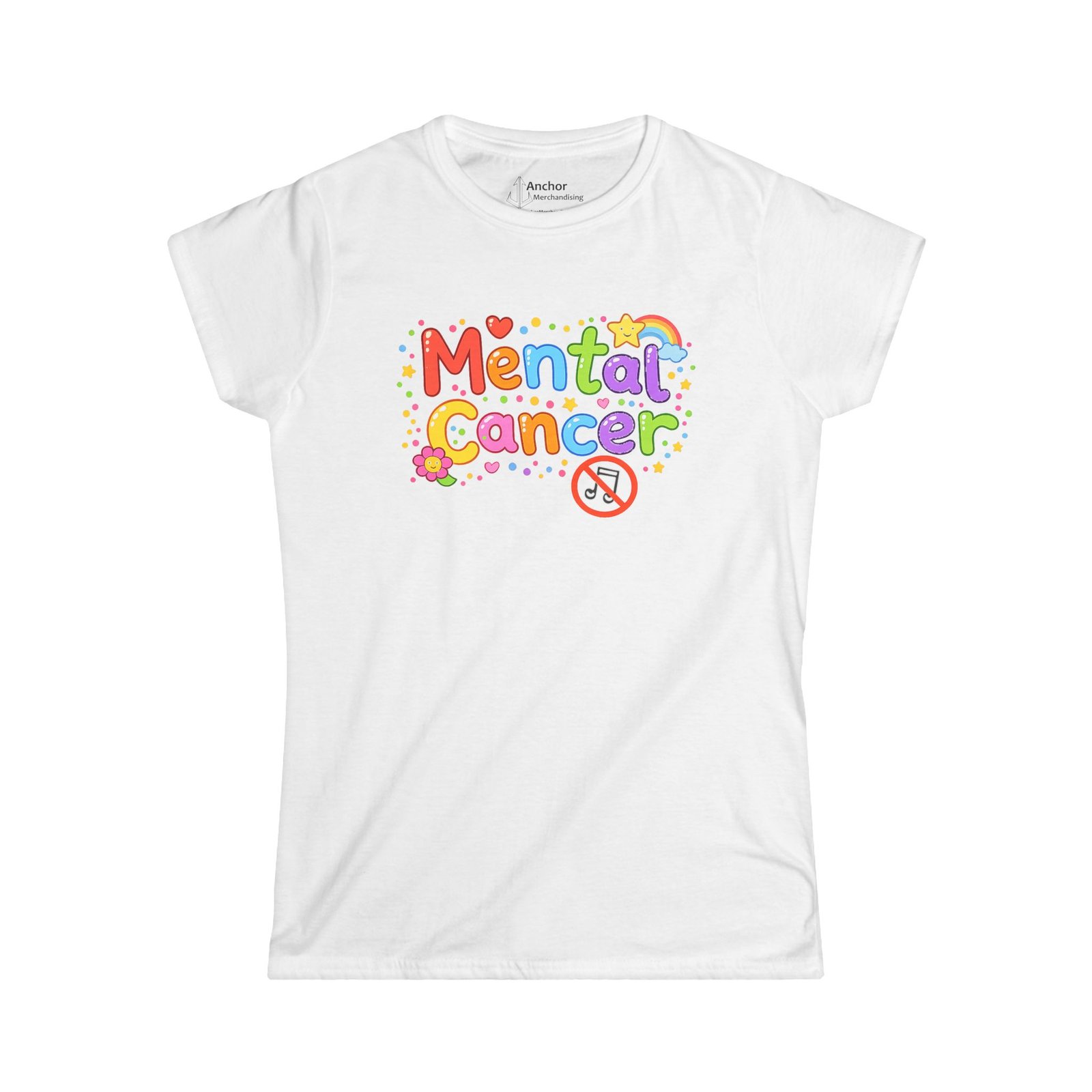 Mental Cancer - Happy Women's Short Sleeve Tshirt - Image 5