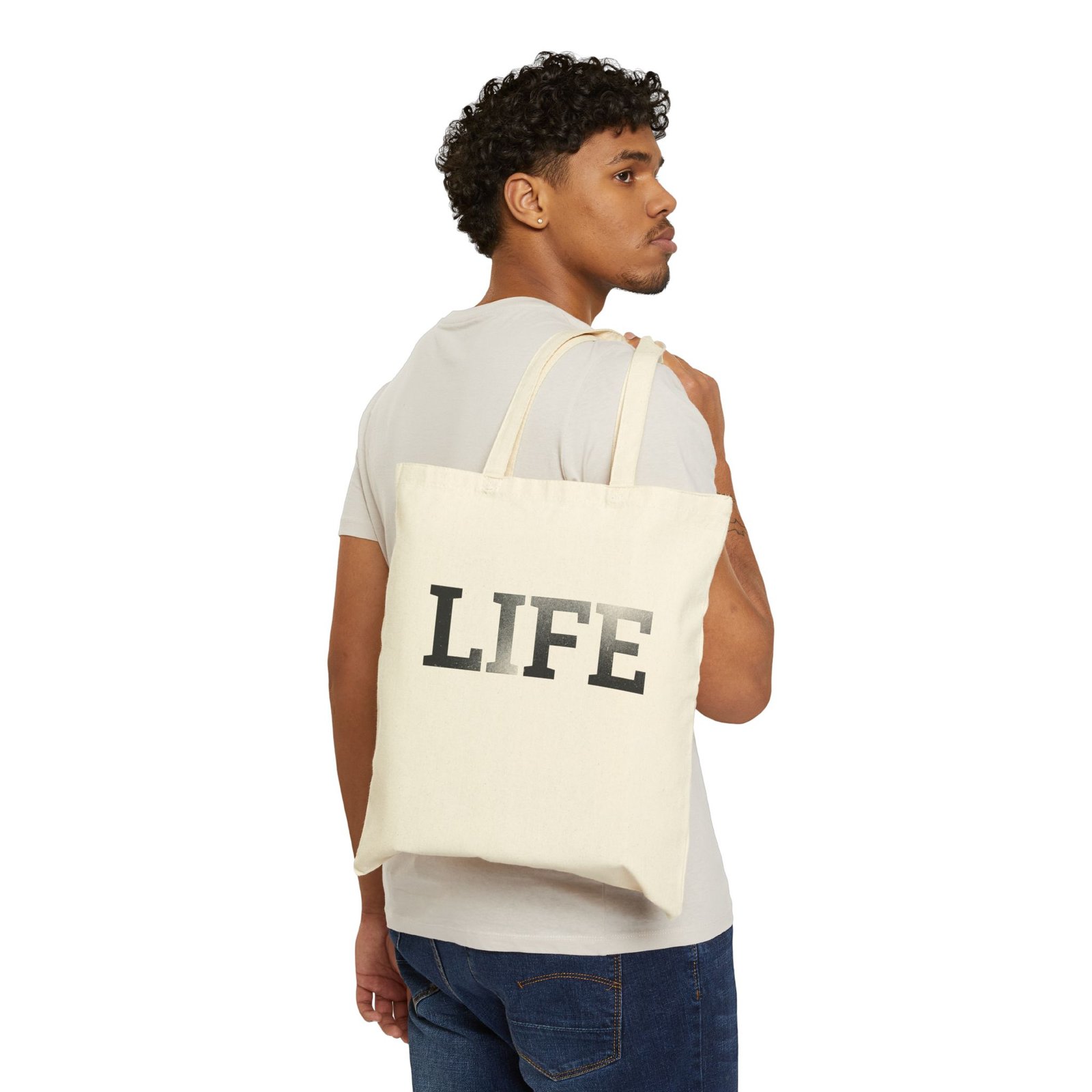 Rock For Life - Life Cotton Canvas Tote Bag