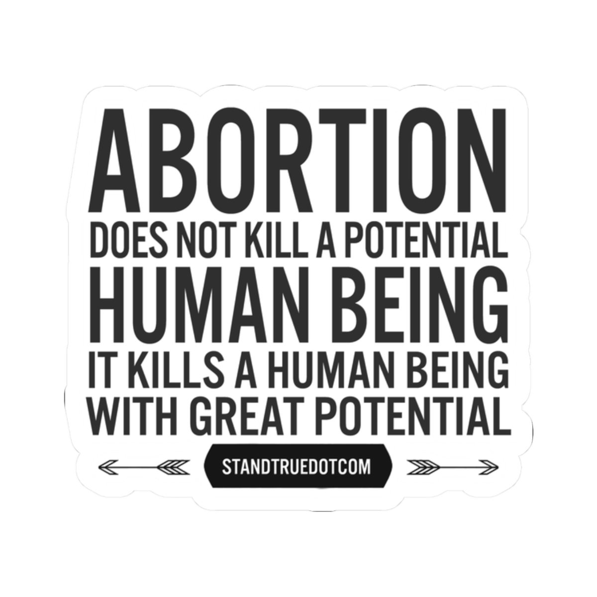 Rock For Life - Great Potential Die Cut Stickers - Image 4