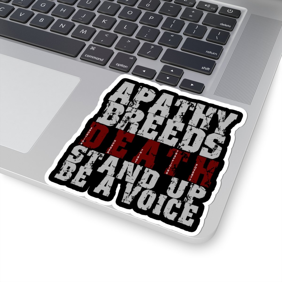 Rock For Life - Abortion Stops A Beating Heart Die Cut Stickers - Image 11