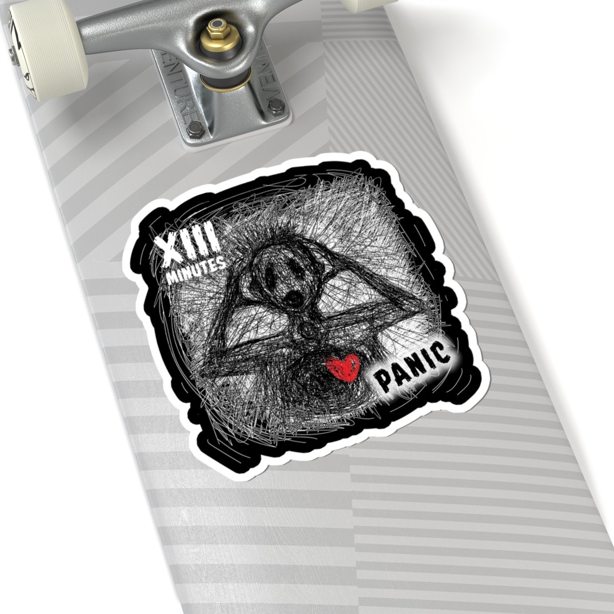 XIII Minutes - Panic Die Cut Stickers