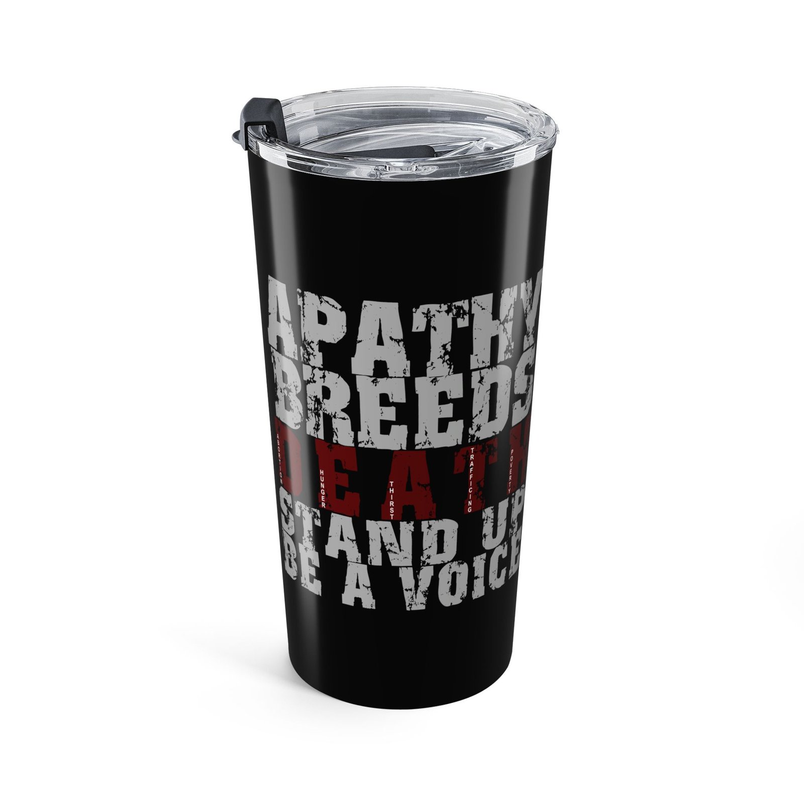 Rock For Life - Apathy 20oz Stainless Steel Tumbler - Image 4