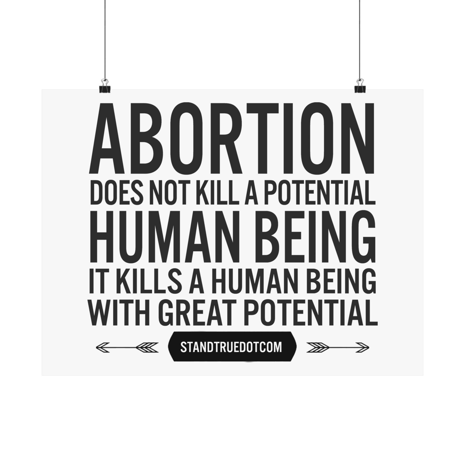 Rock For Life - Great Potential Poster Prints (210gsm) - Image 18