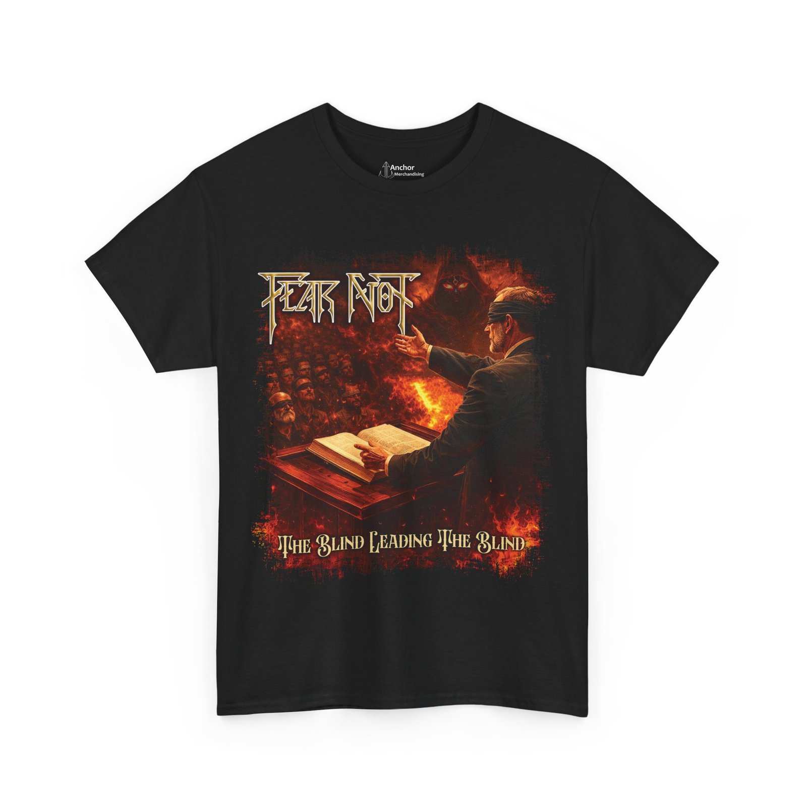 Fear Not - The Blind Leading The Blind Album Version Short Sleeve T-shirt - Image 3