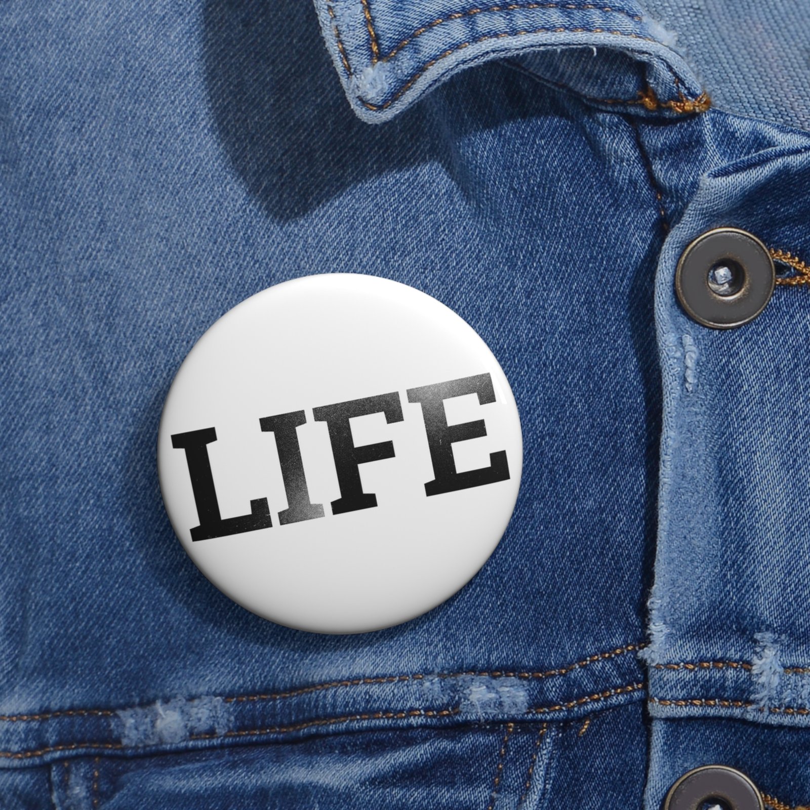 Rock For Life - Life Potential Pin Buttons (White) - Image 6