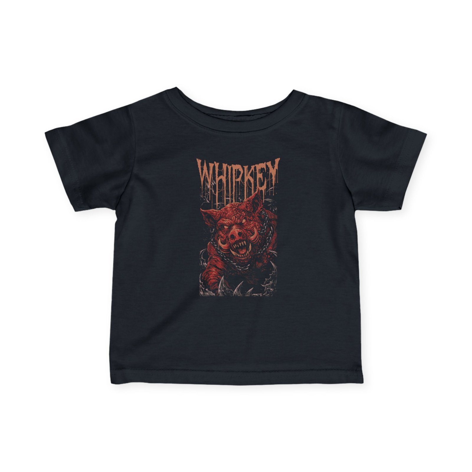 Whipkey - Boar Infant Short Sleeve Tshirt (2-Sided)