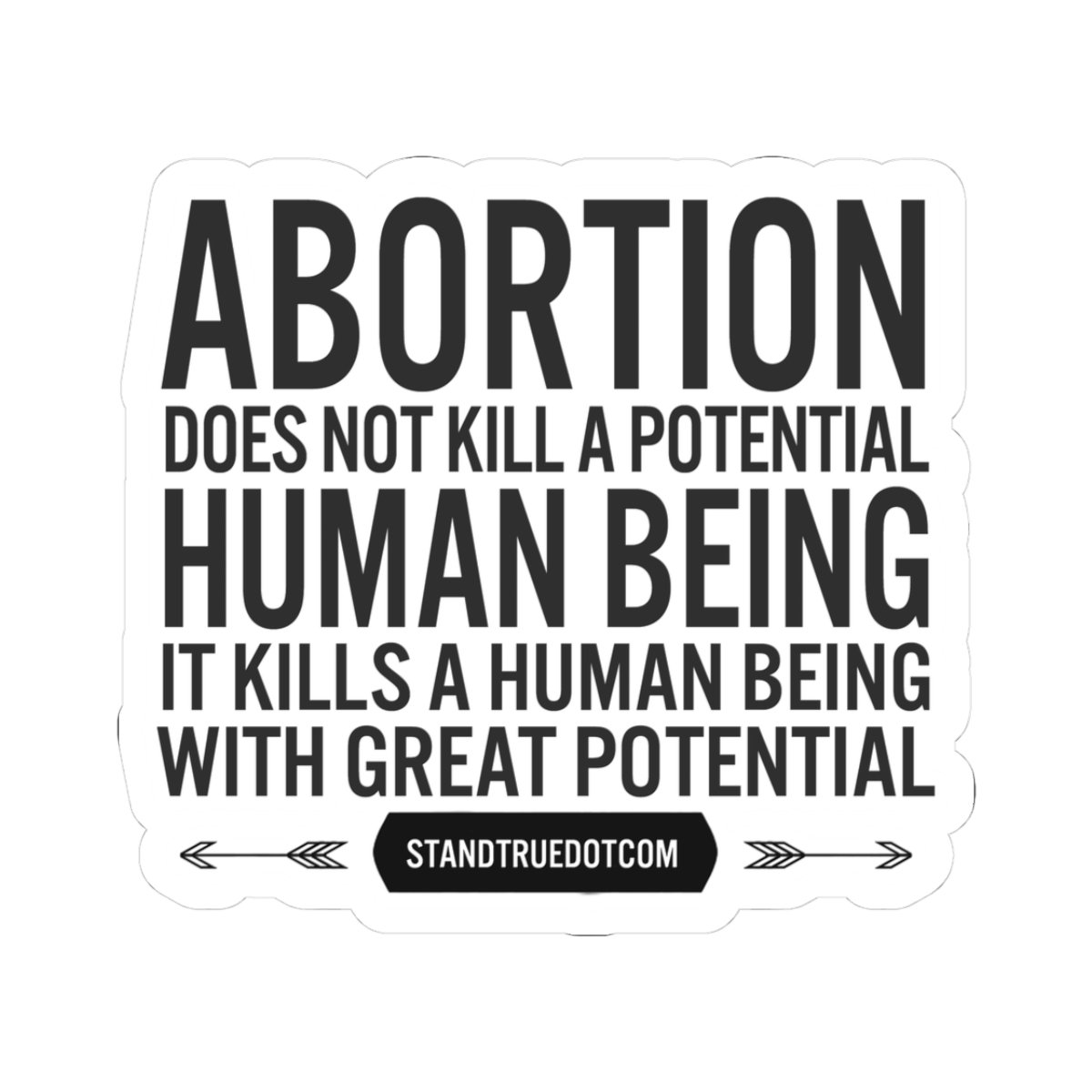 Rock For Life - Great Potential Die Cut Stickers - Image 7