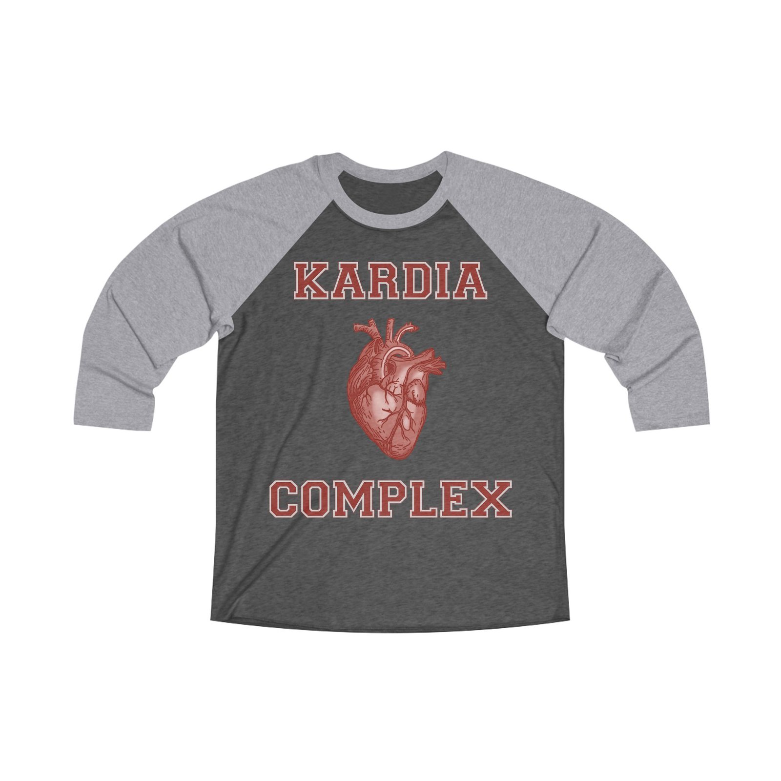 Kardia Complex 3/4 Sleeve Baseball Tee