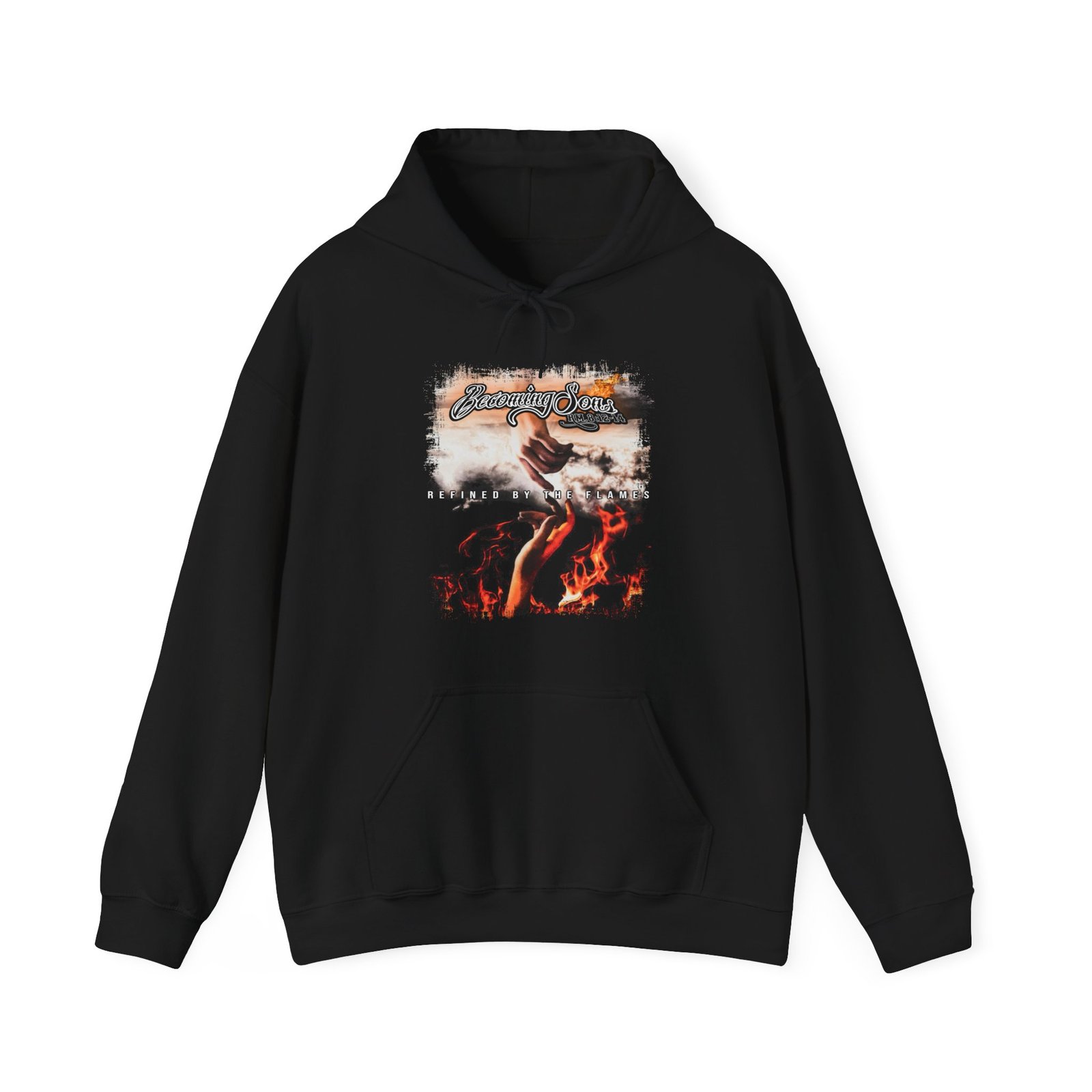 Becoming Sons - Refined By The Flames Pullover Hooded Sweatshirt (2-Sided)