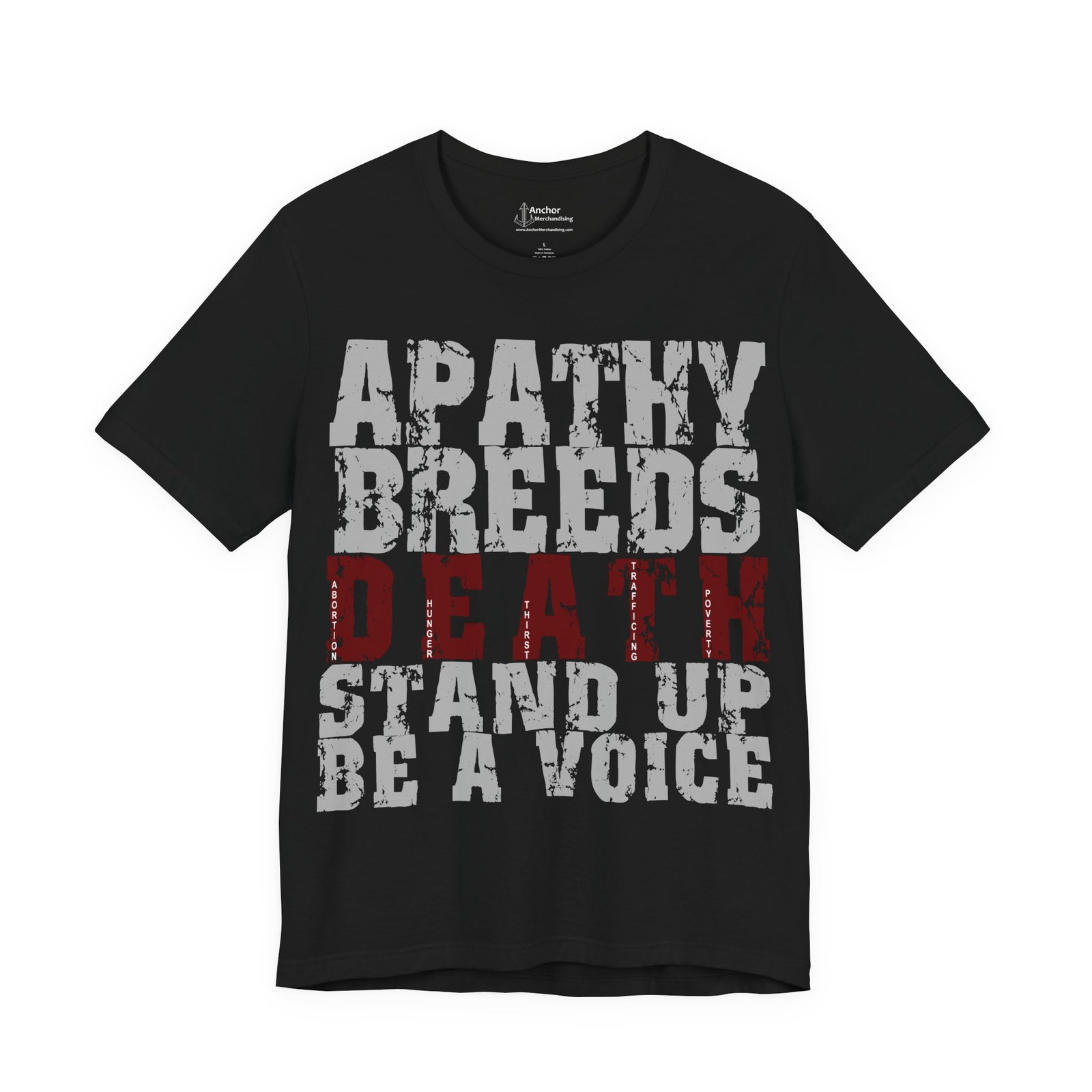 Rock For Life - Apathy Bella+Canvas Soft Short Sleeve Tee - Image 2