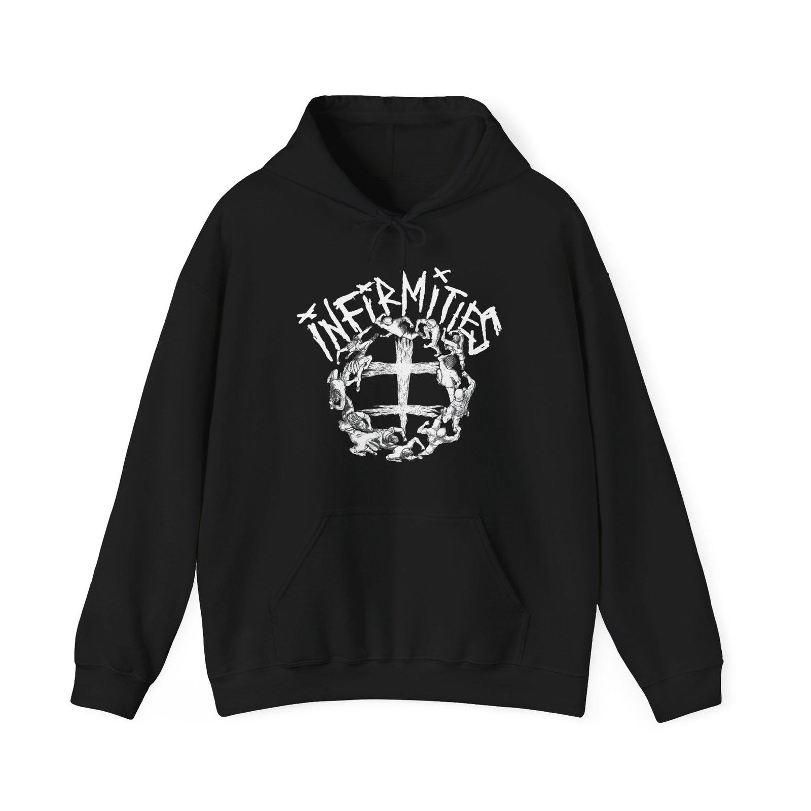 Infirmities Circle Pit Logo Pullover Hooded Sweatshirt
