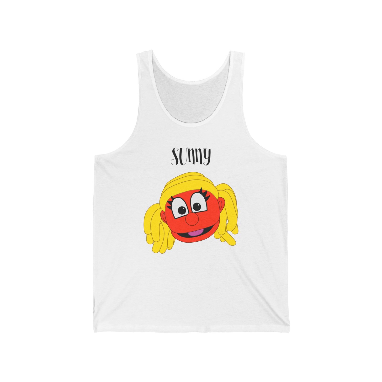 Dinx The Puppet - Sunny Unisex Jersey Tank Top