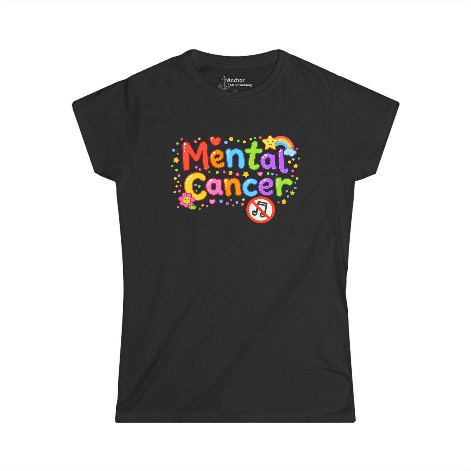 Mental Cancer - Happy Women's Short Sleeve Tshirt