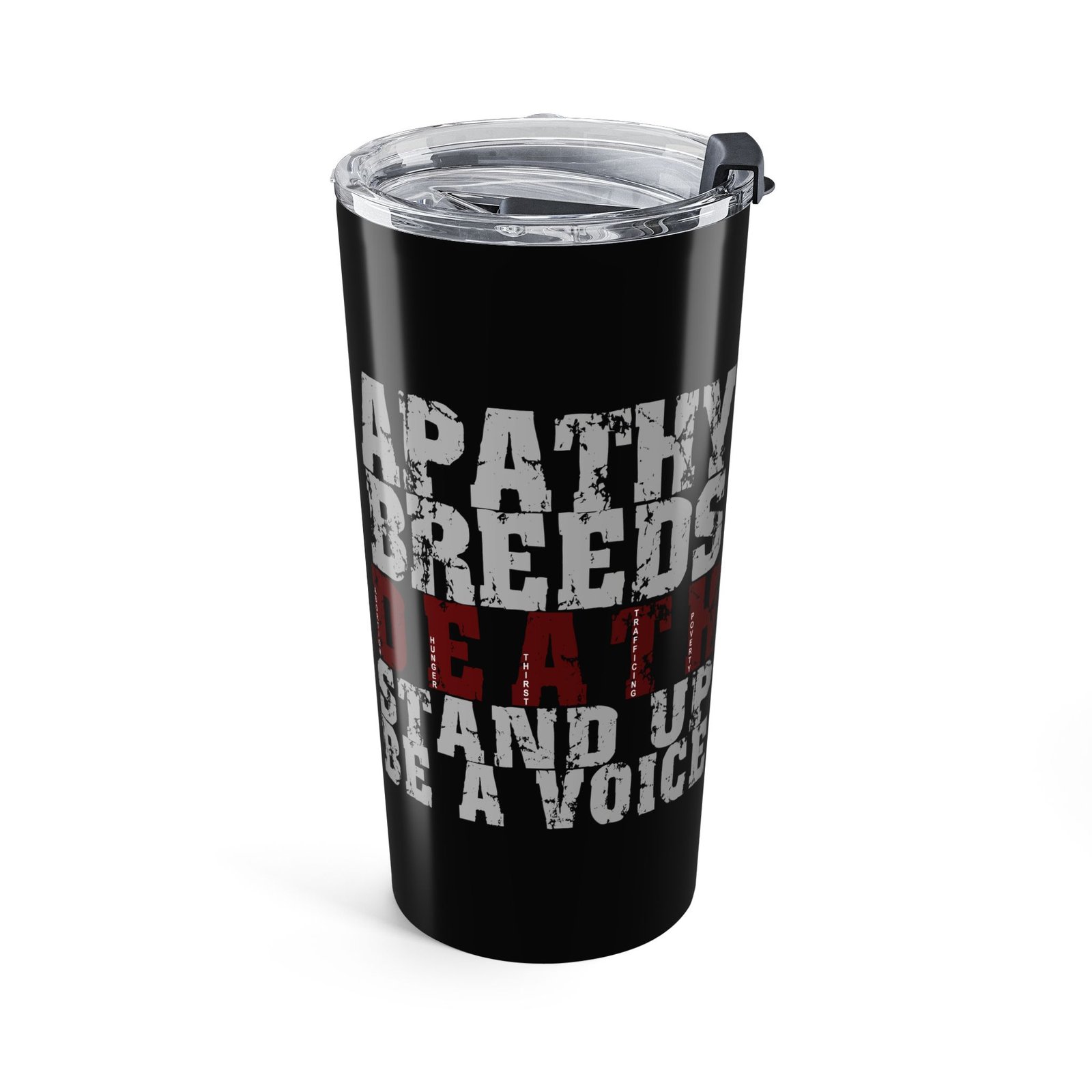 Rock For Life - Apathy 20oz Stainless Steel Tumbler