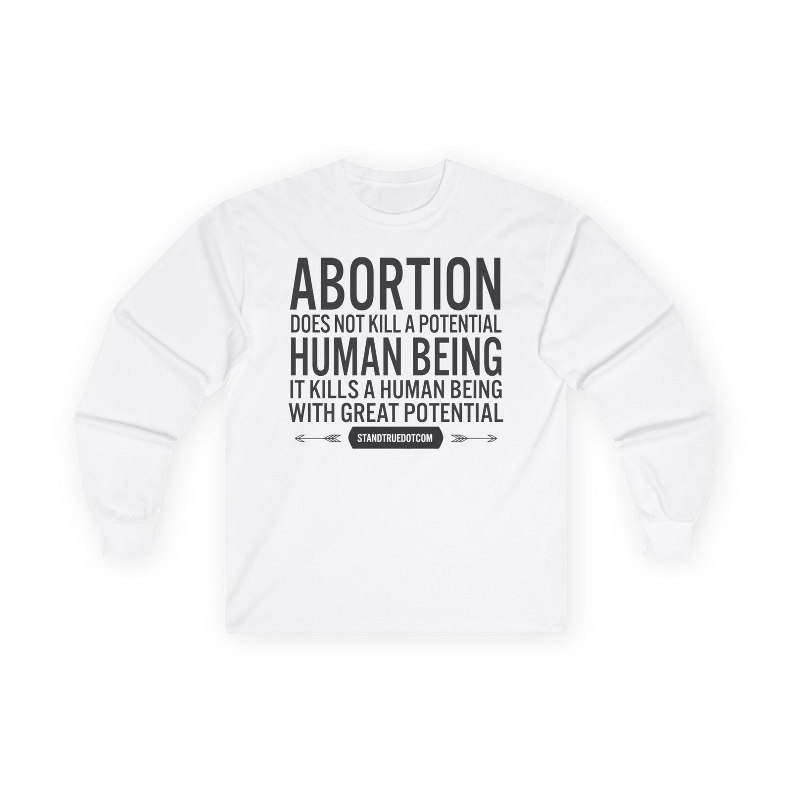 Rock For Life - Great Potential Long Sleeve Tshirt