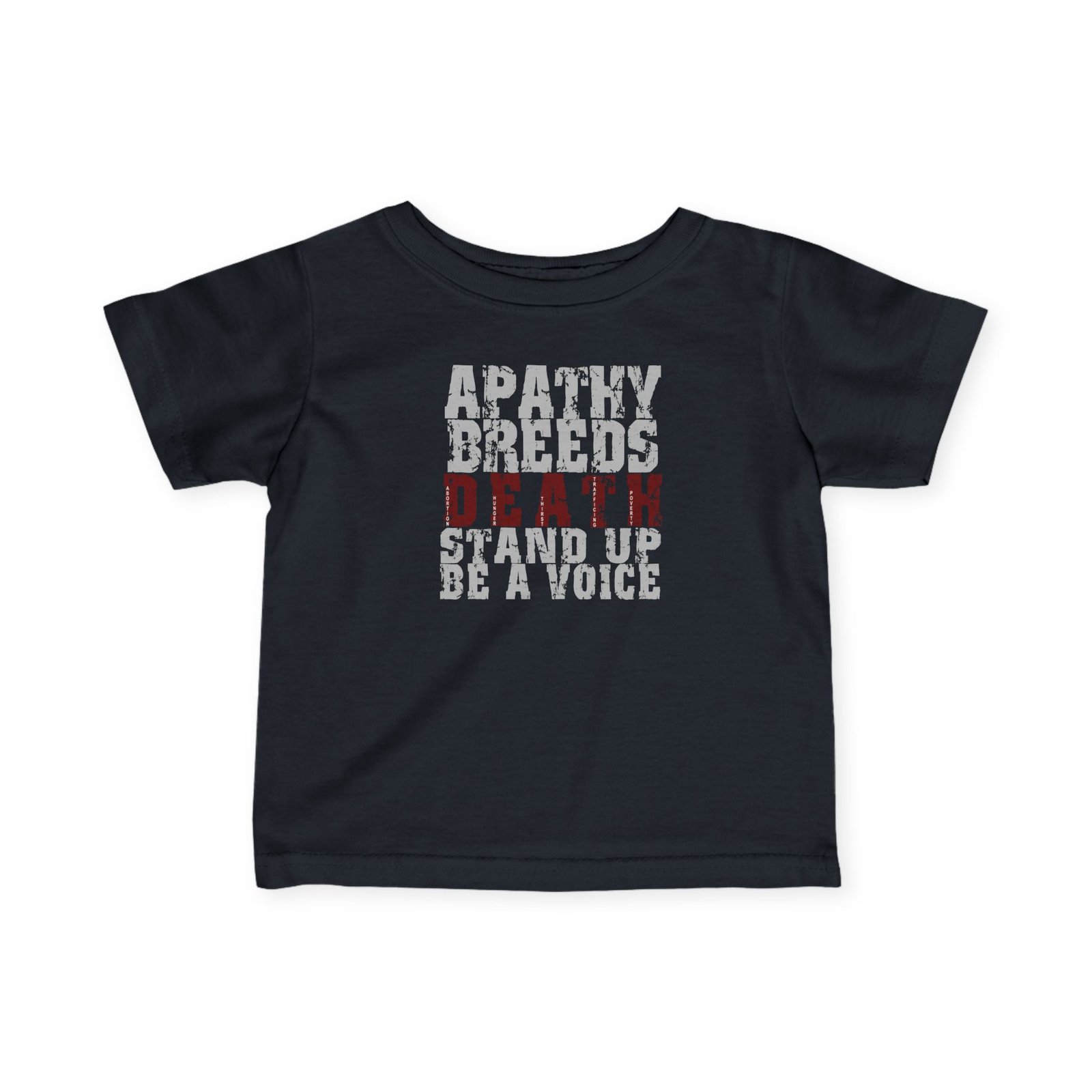Rock For Life - Apathy Infant Short Sleeve Tshirt