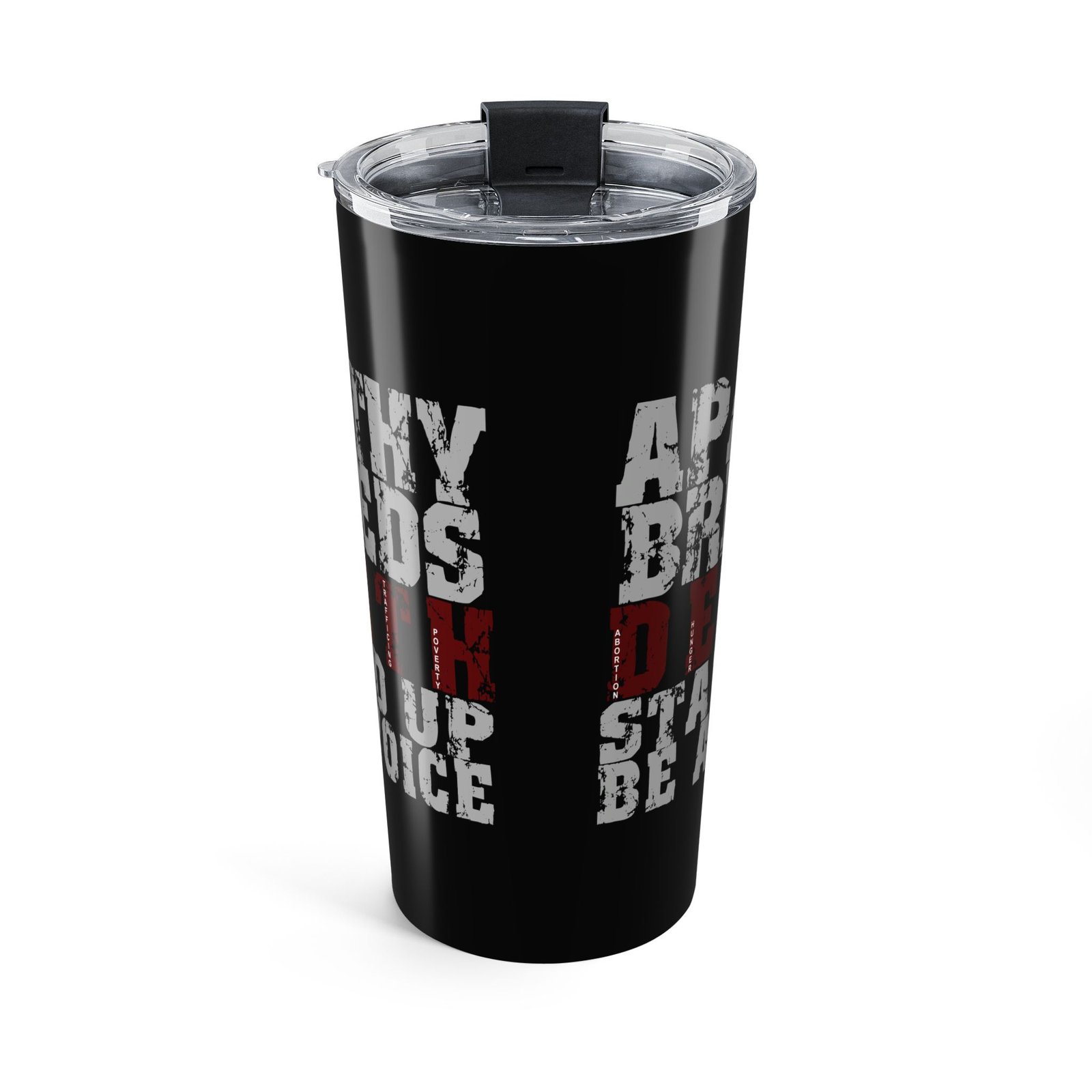 Rock For Life - Apathy 20oz Stainless Steel Tumbler - Image 3