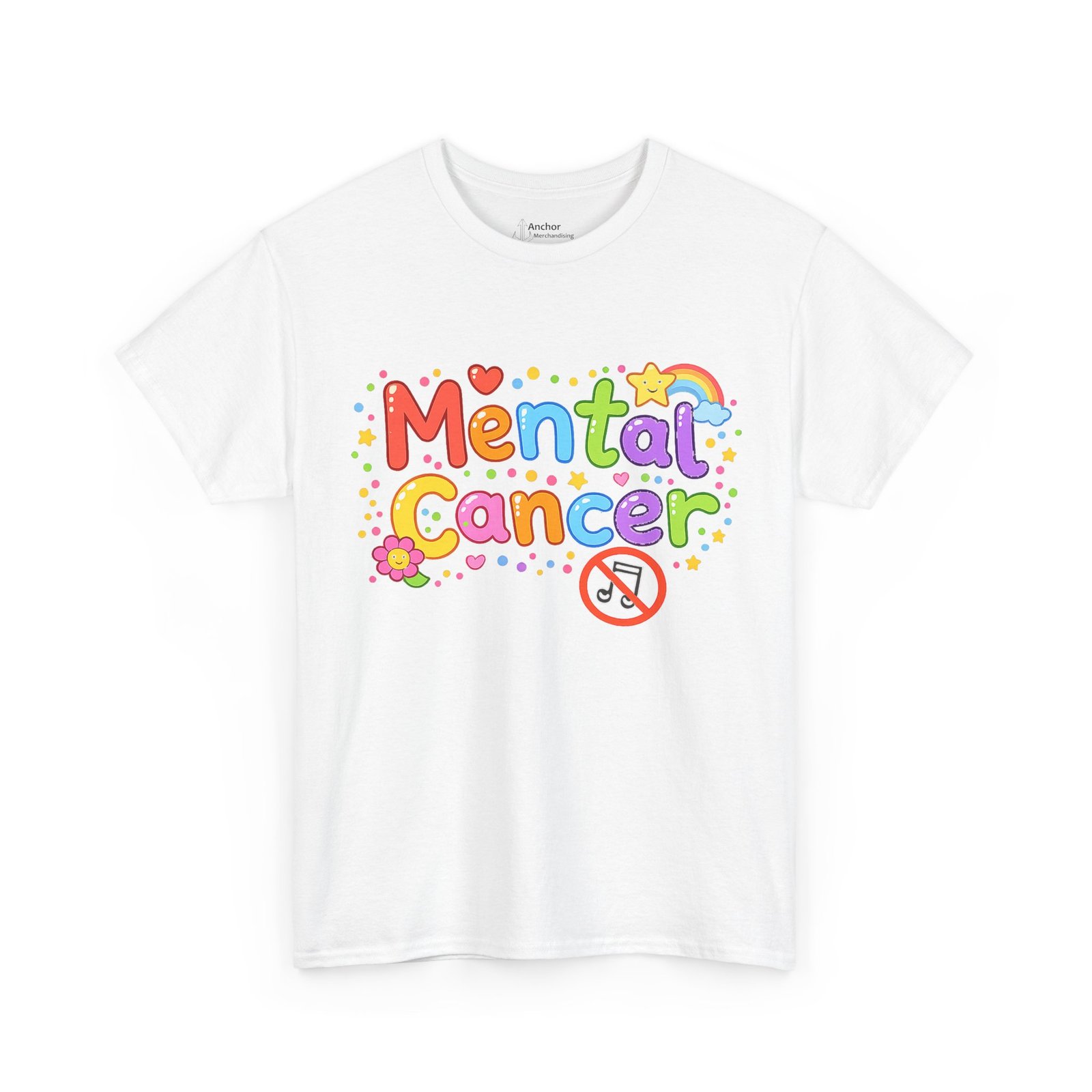 Mental Cancer - Happy Short Sleeve T-shirt - Image 9