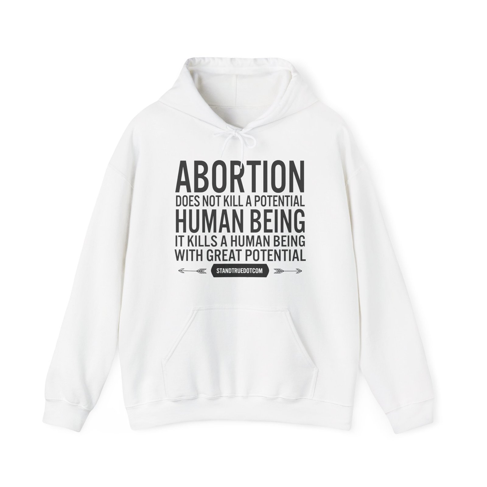 Rock For Life - Great Potential Pullover Hooded Sweatshirt - Image 5