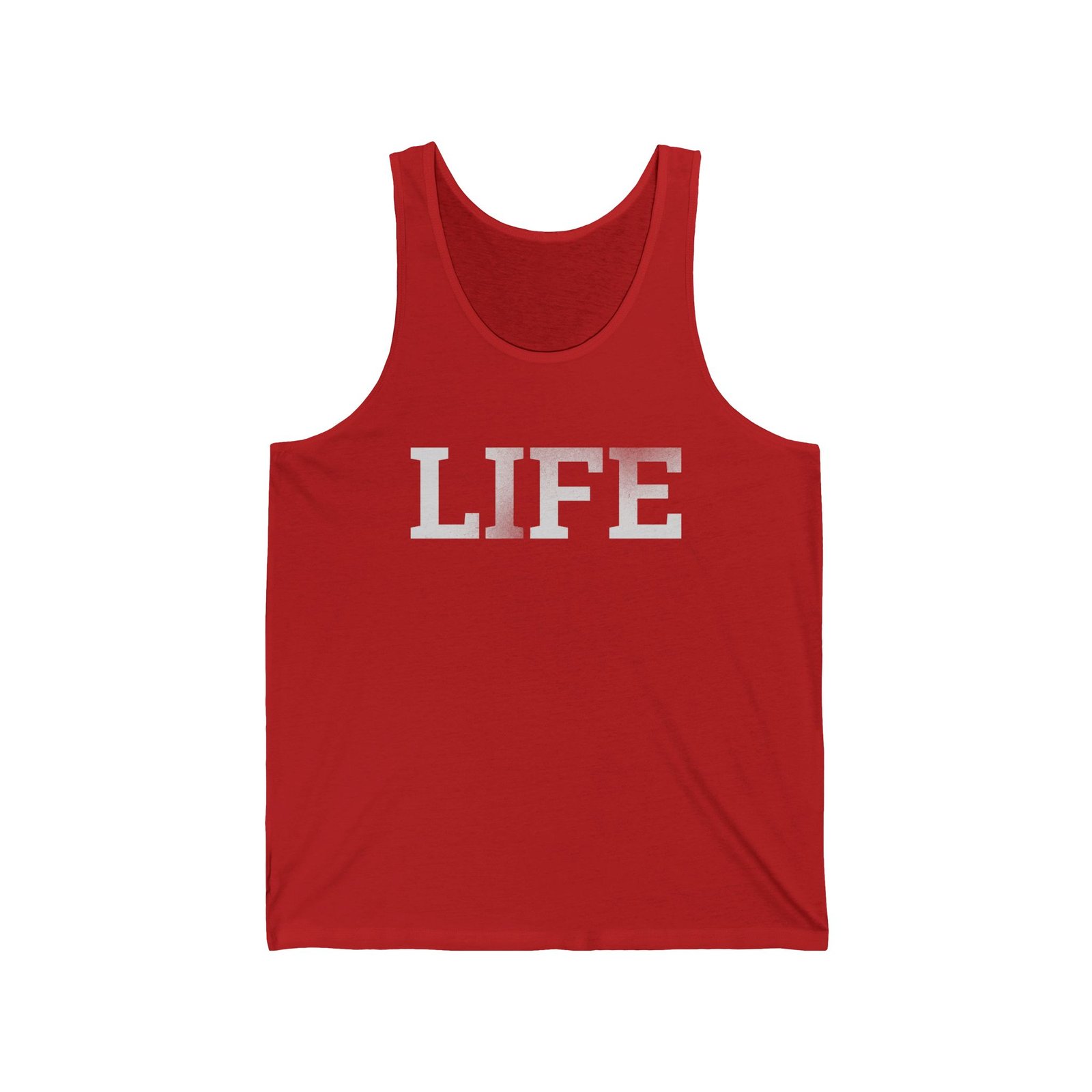 Rock For Life - Life Unisex Jersey Tank Top