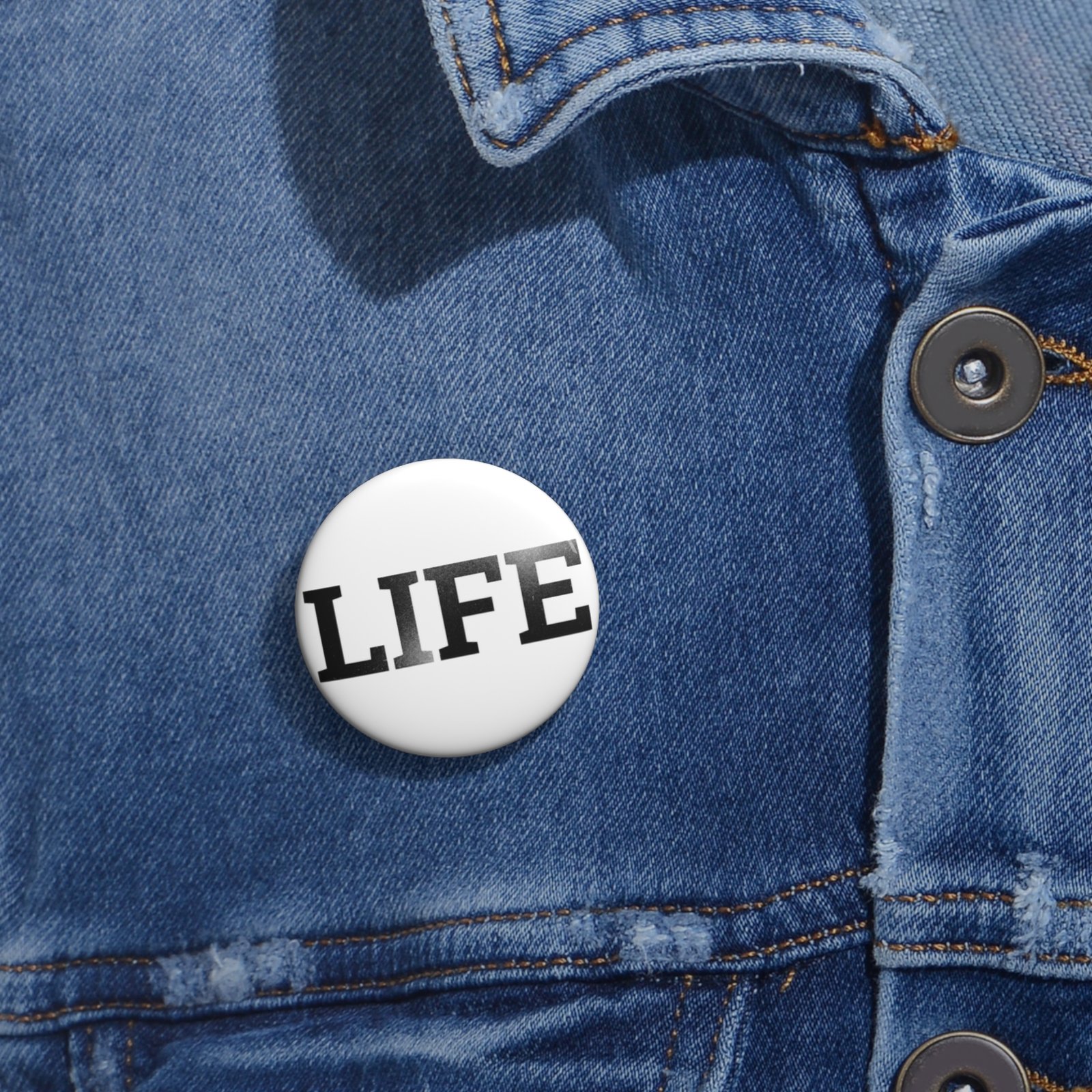 Rock For Life - Life Potential Pin Buttons (White) - Image 4
