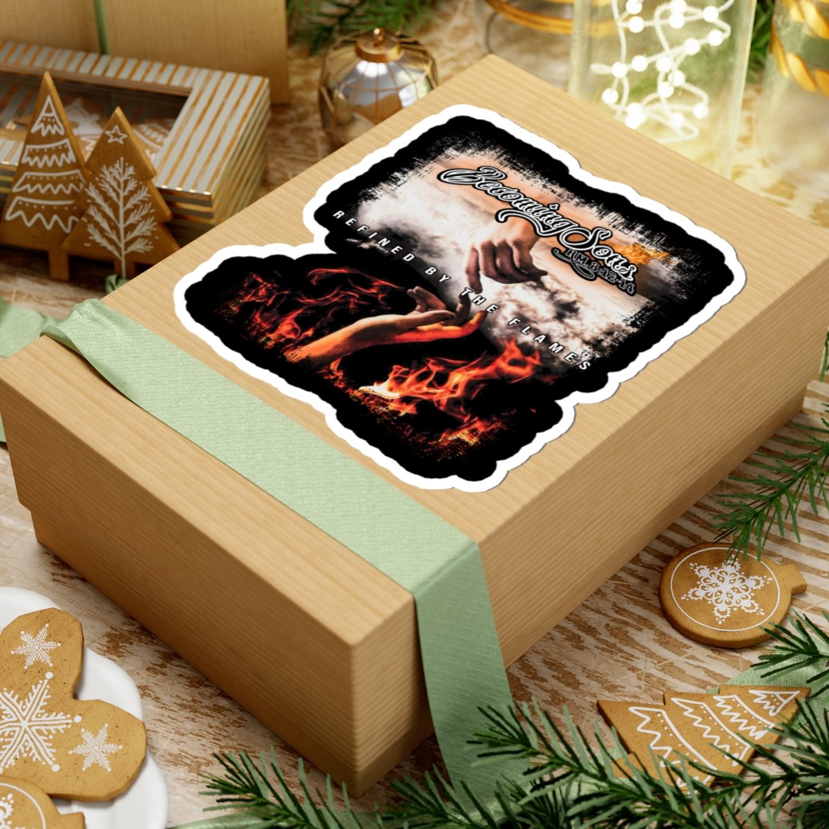 Becoming Sons - Refined By The Flames Die Cut Stickers - Image 3
