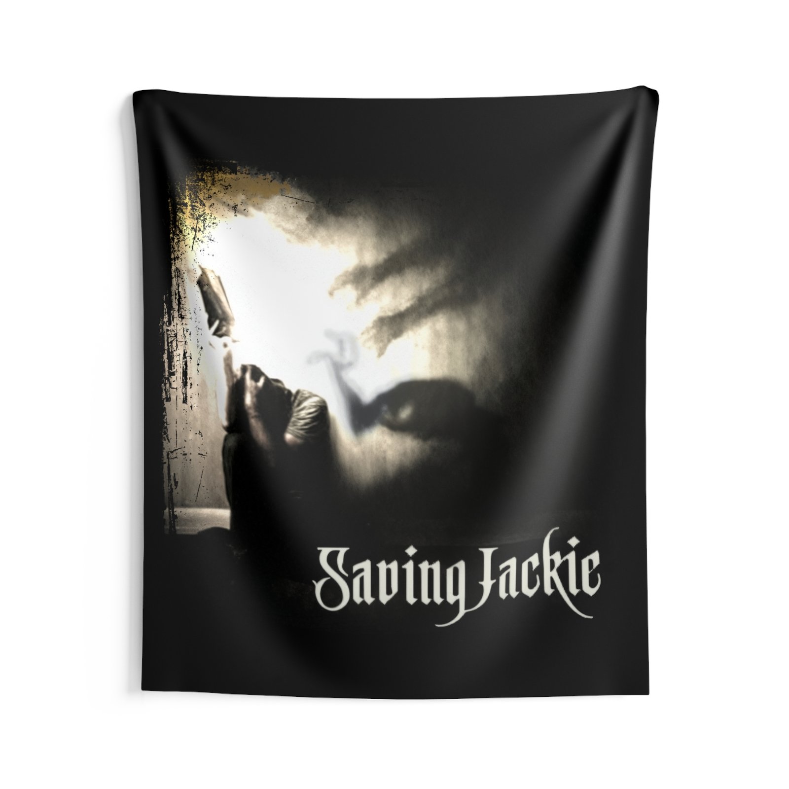 Saving Jackie Cover Indoor Wall Tapestries