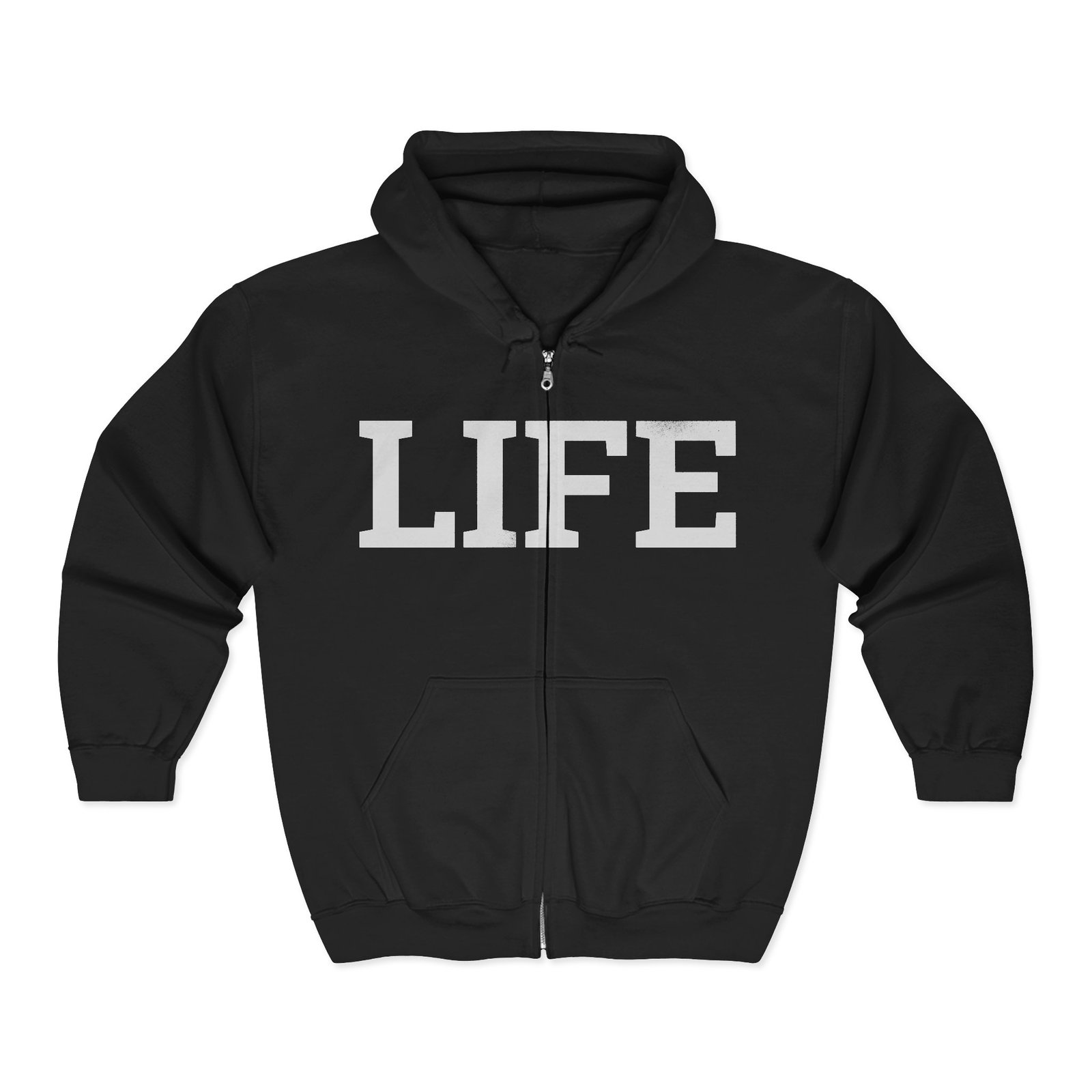 Rock For Life - Life Full Zip Hooded Sweatshirt