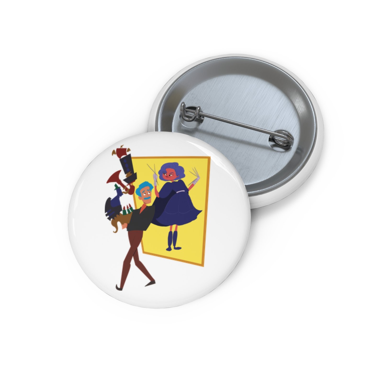 Jenna De La Paz - Curio Pin Buttons