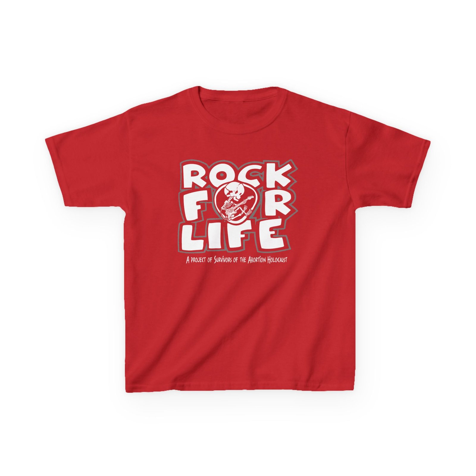 Rock For Life Logo - Survivors Children's Short Sleeve Tshirt - Image 13