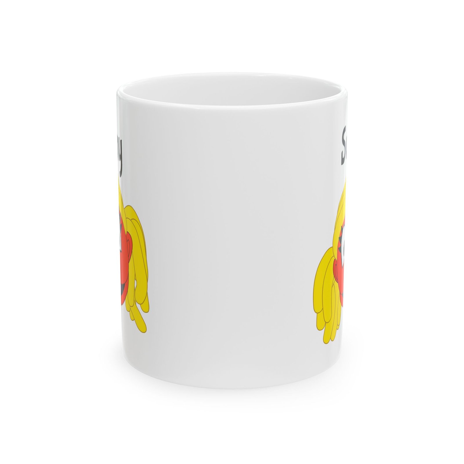Dinx The Puppet - Sunny Ceramic Mug, (11oz, 15oz) - Image 2