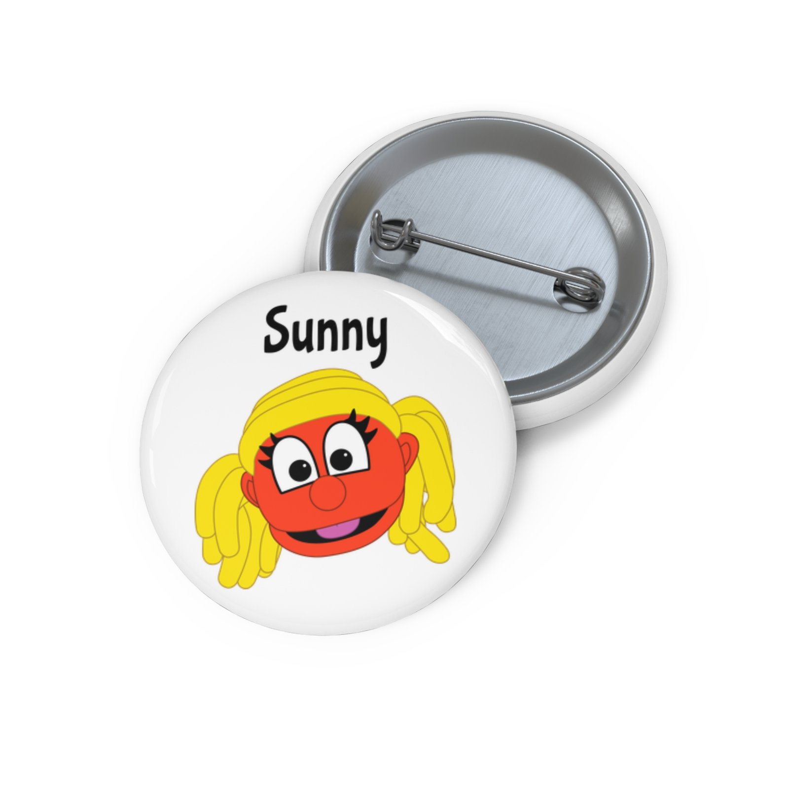 Dinx The Puppet - Sunny Pin Buttons