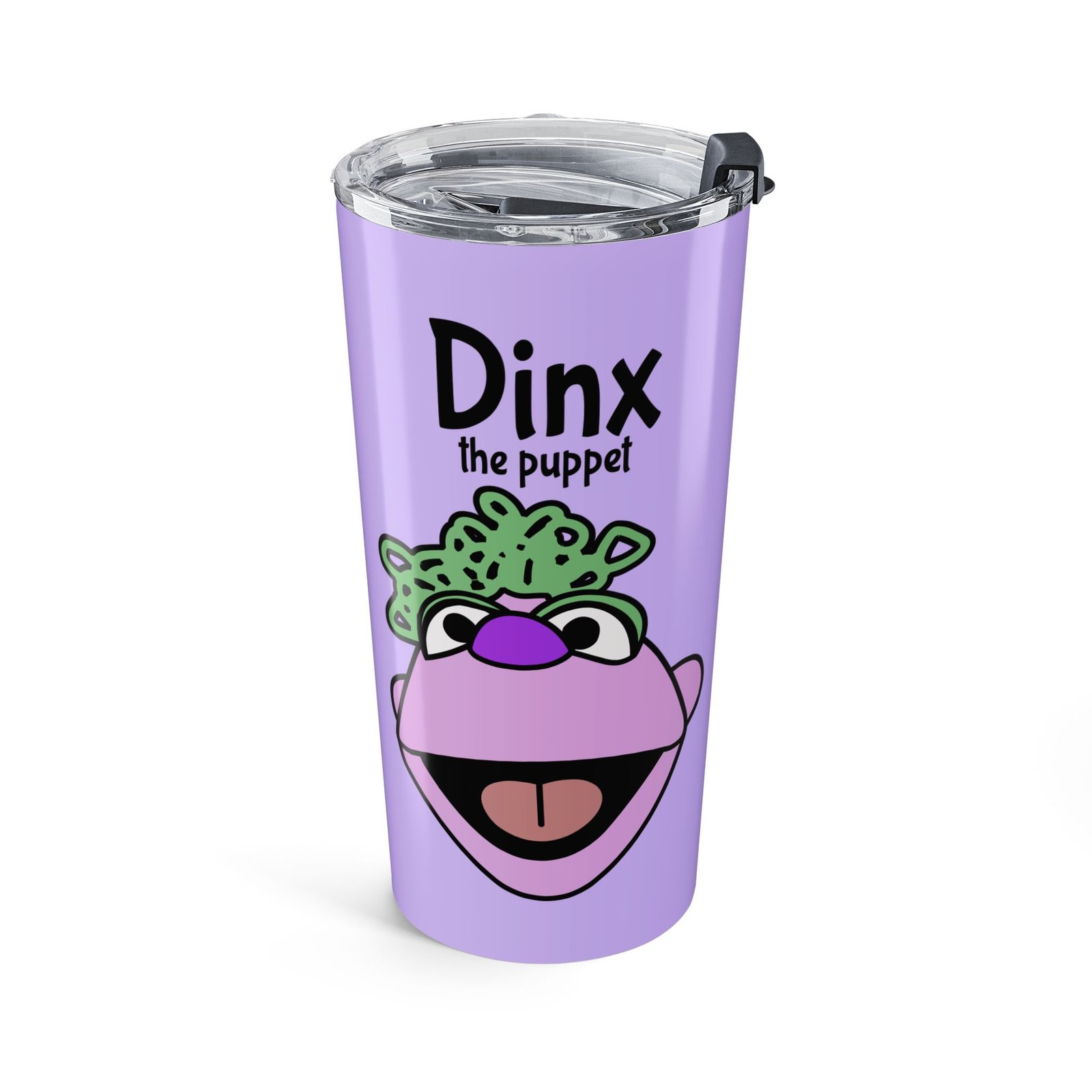 Dinx The Puppet 20oz Stainless Steel Tumbler (Purple)