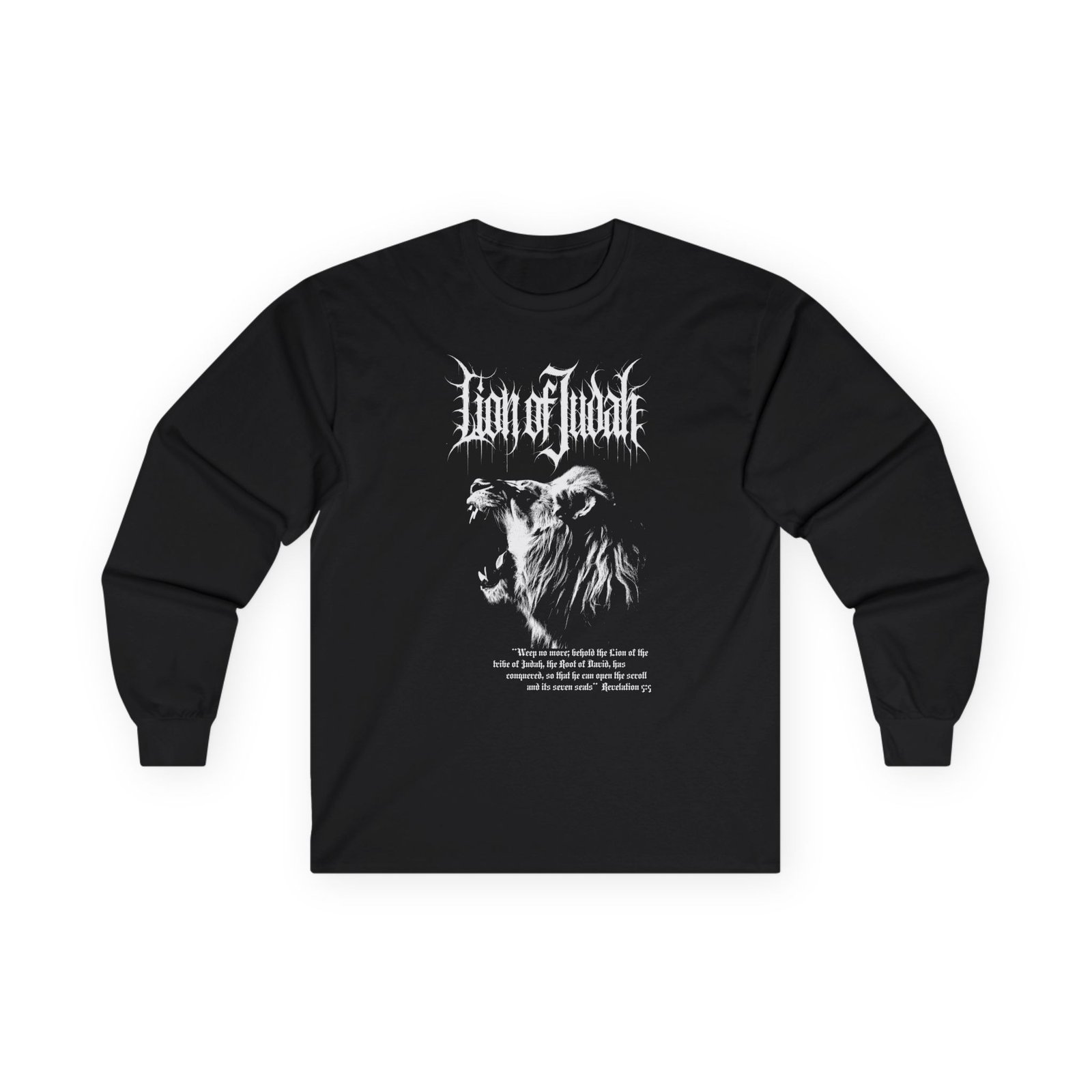 Deathcore2lifecore - Lion Of Judah Long Sleeve Tshirt