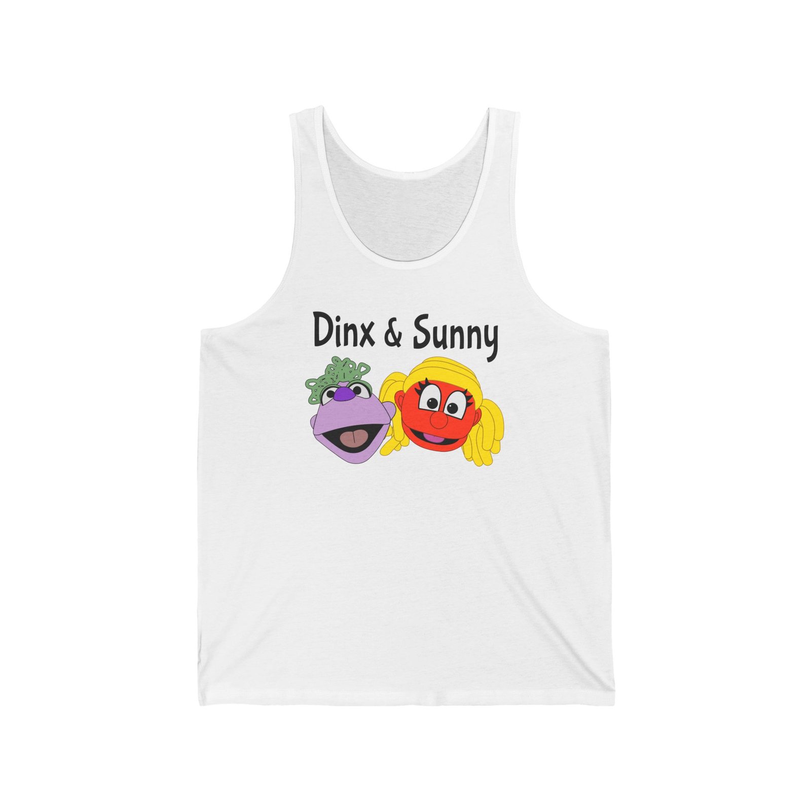 Dinx The Puppet - Dinx & Sunny Unisex Jersey Tank Top