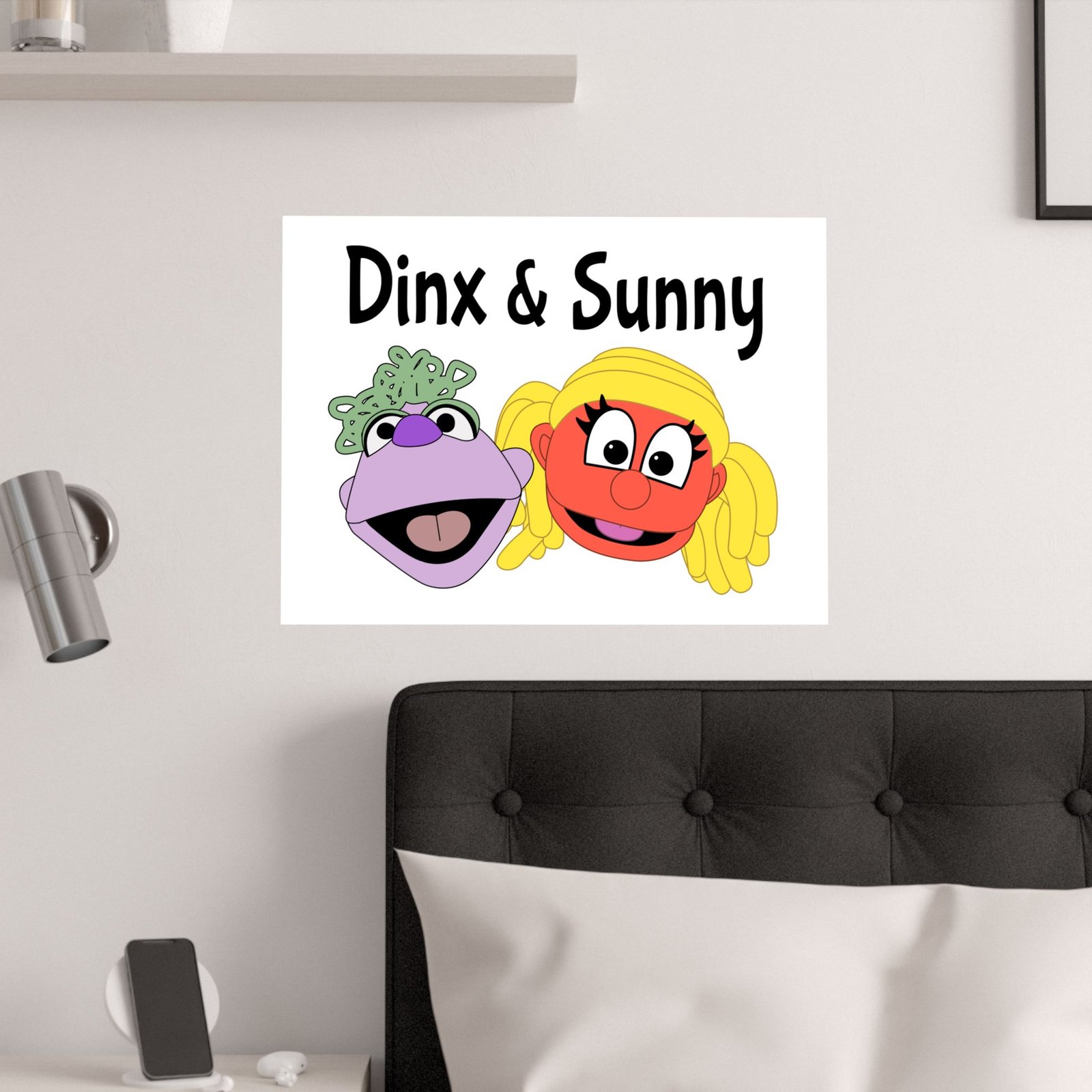 Dinx The Puppet - Dinx & Sunny Poster Prints (210gsm) - Image 7