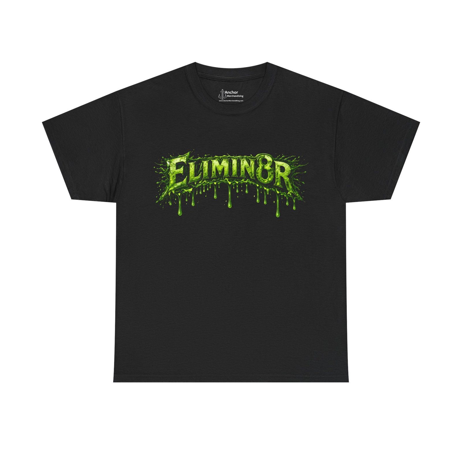 Elimin8r - Dripping Green Logo Short Sleeve T-shirt