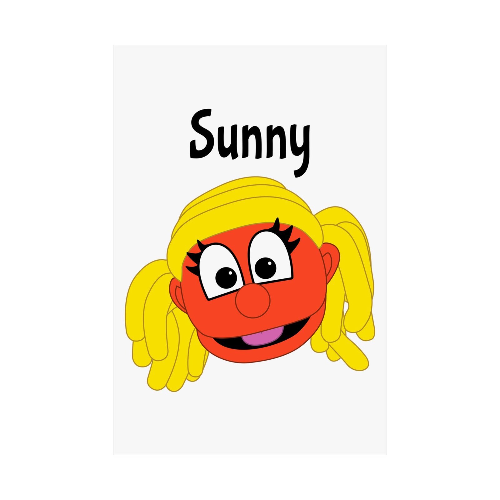 Dinx The Puppet - Sunny Poster Prints (210gsm)