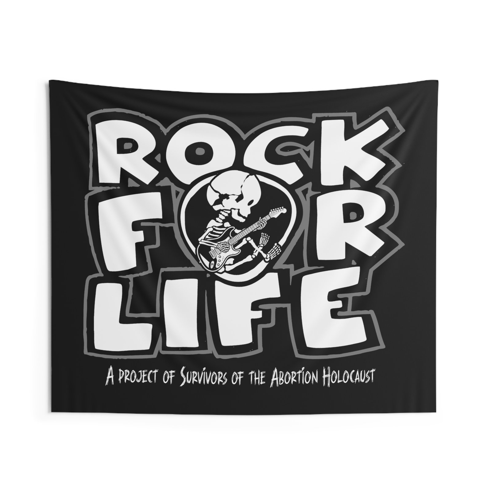 Rock For Life Logo - Survivors Indoor Wall Tapestries - Image 3