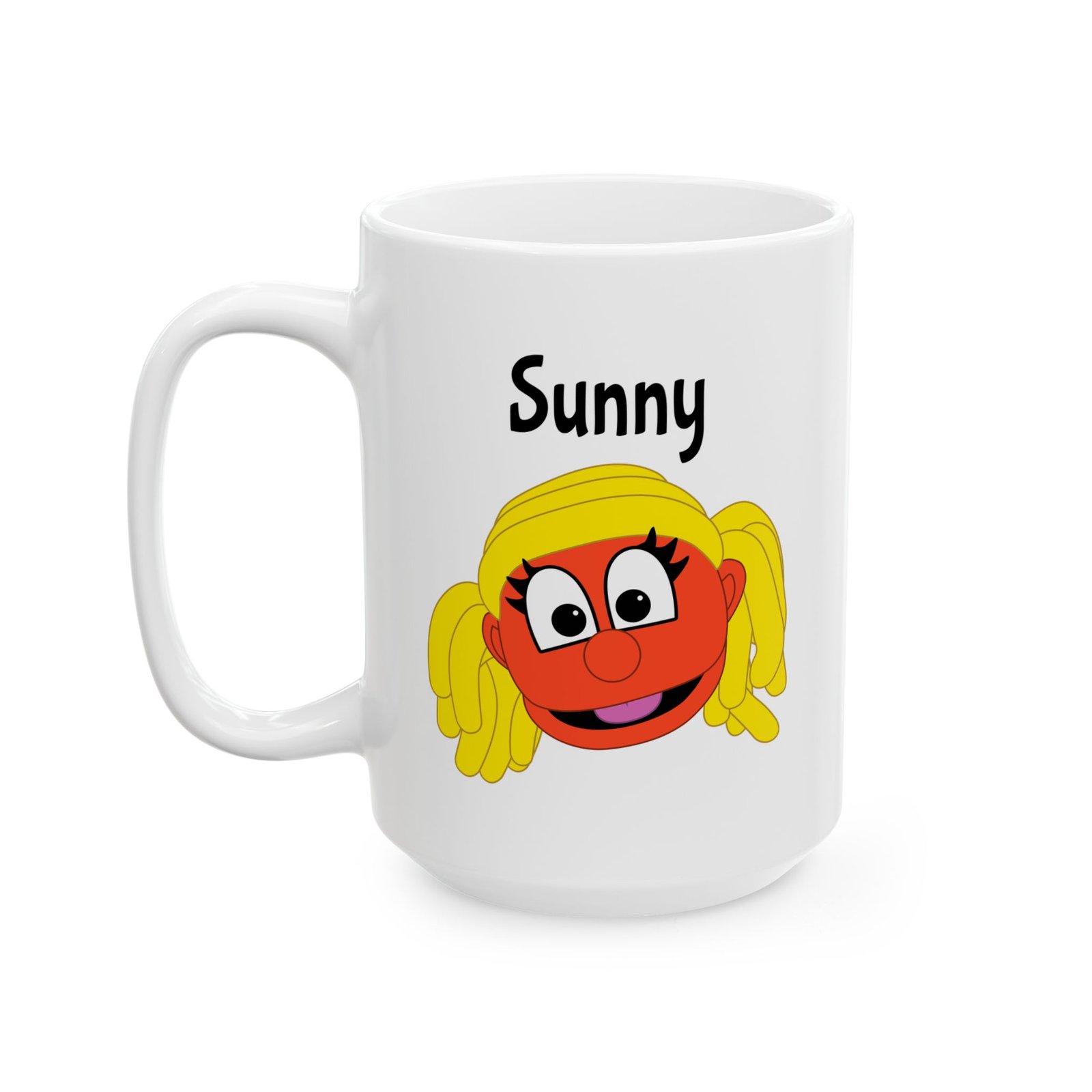 Dinx The Puppet - Sunny Ceramic Mug, (11oz, 15oz) - Image 7