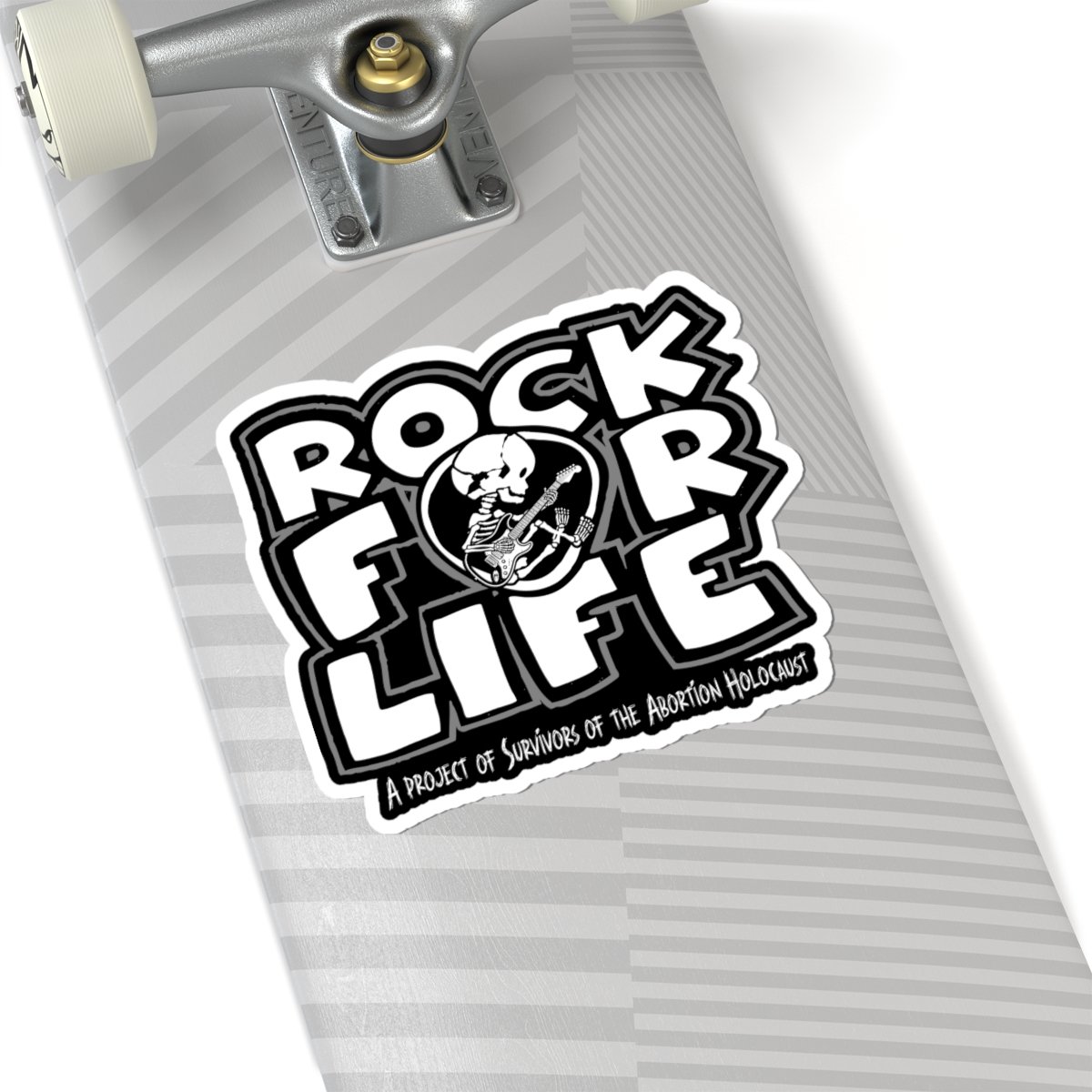 Rock For Life Logo - Survivors Die Cut Stickers