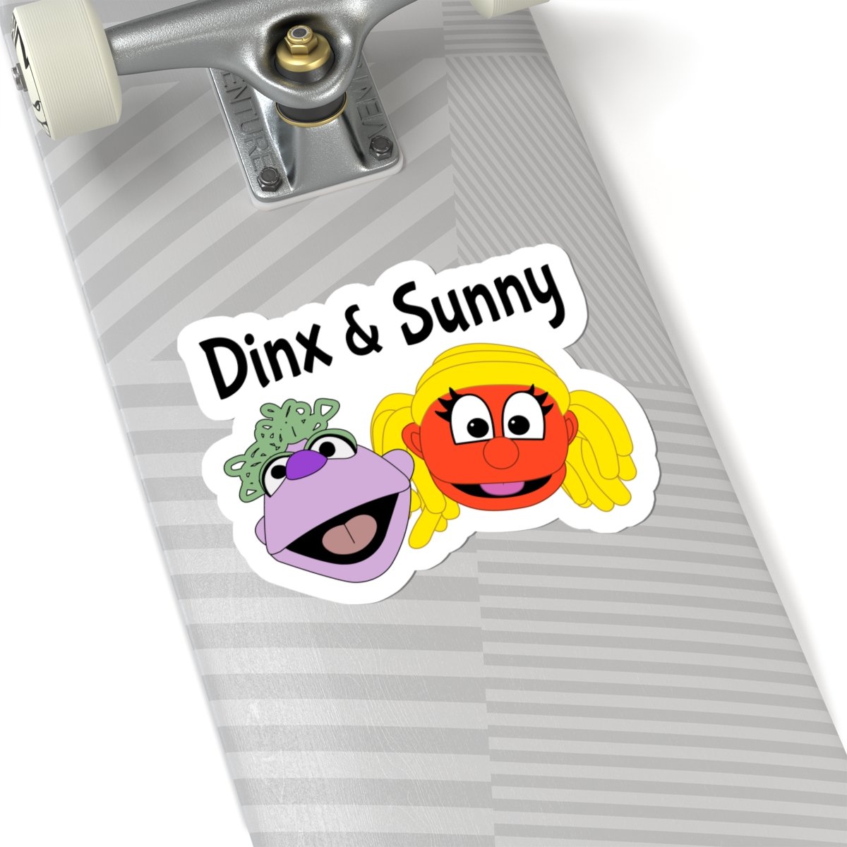 Dinx The Puppet - Dinx & Sunny Die Cut Stickers