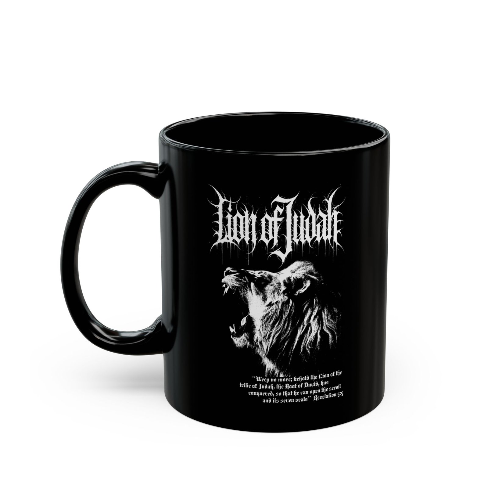 Deathcore2lifecore - Lion Of Judah 11oz Black Mugs