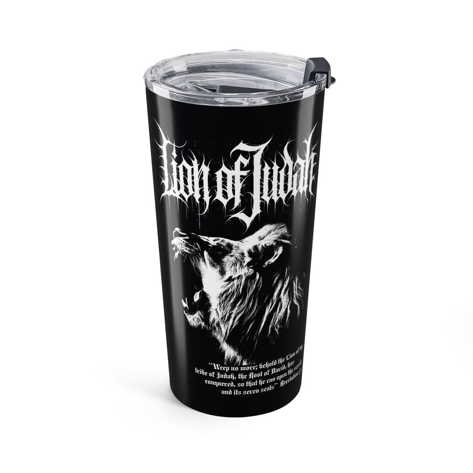 Deathcore2lifecore - Lion Of Judah 20oz Stainless Steel Tumbler