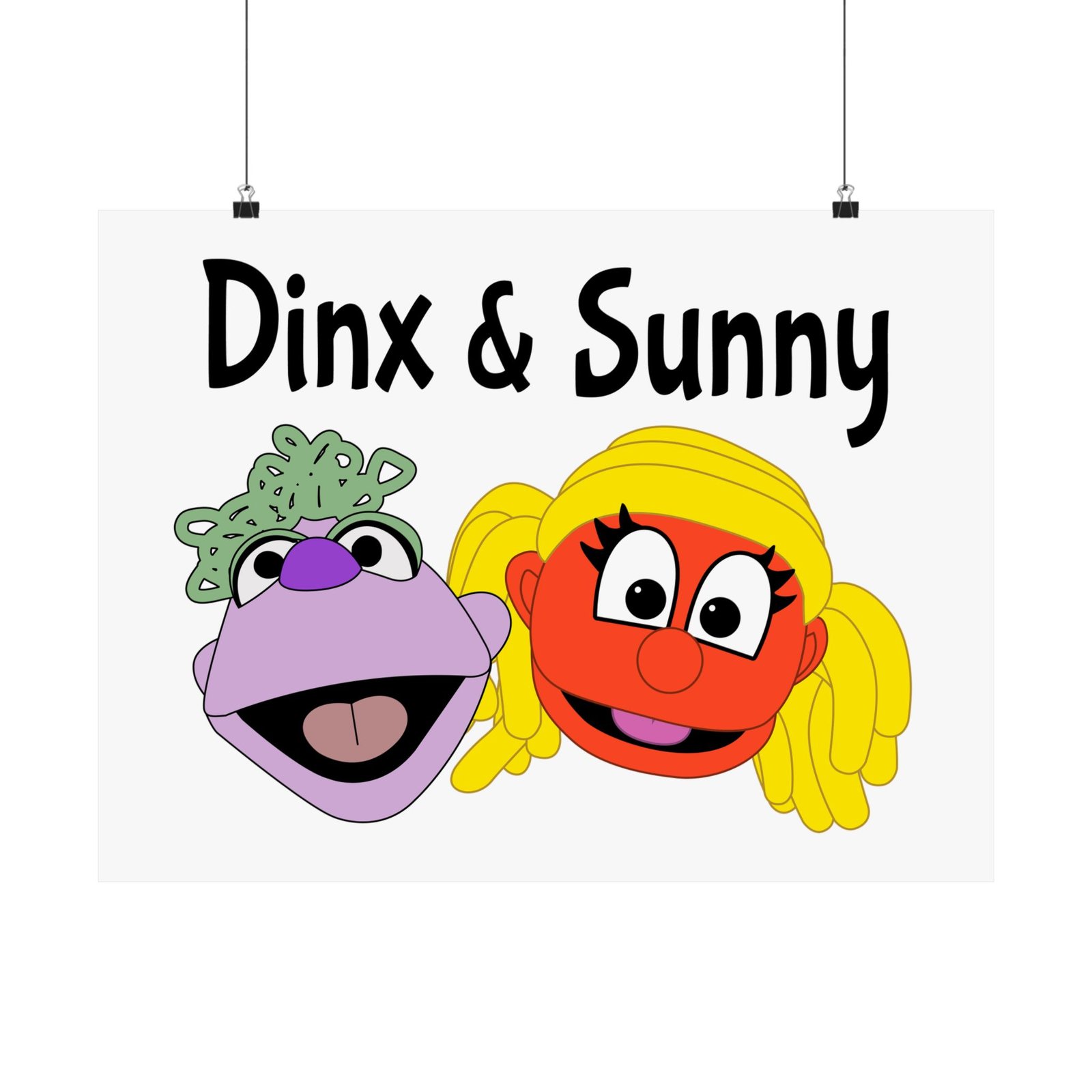 Dinx The Puppet - Dinx & Sunny Poster Prints (210gsm) - Image 6