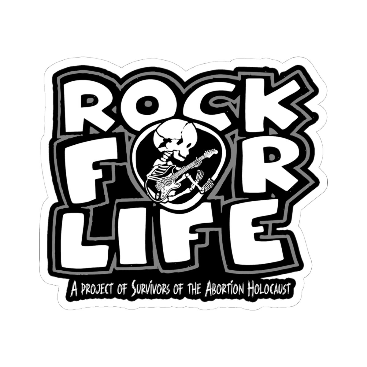Rock For Life Logo - Survivors Die Cut Stickers - Image 10