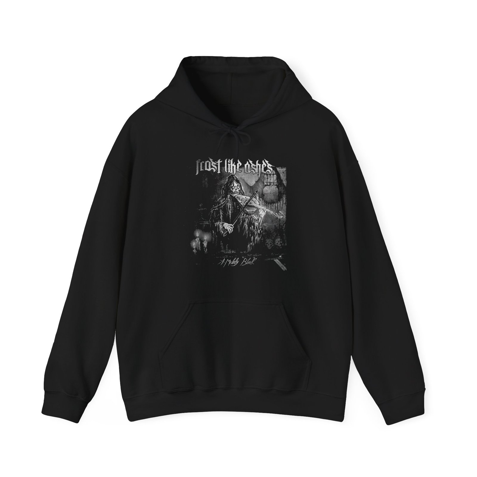 Frost Like Ashes - A Melody Black Violin Pullover Hooded Sweatshirt