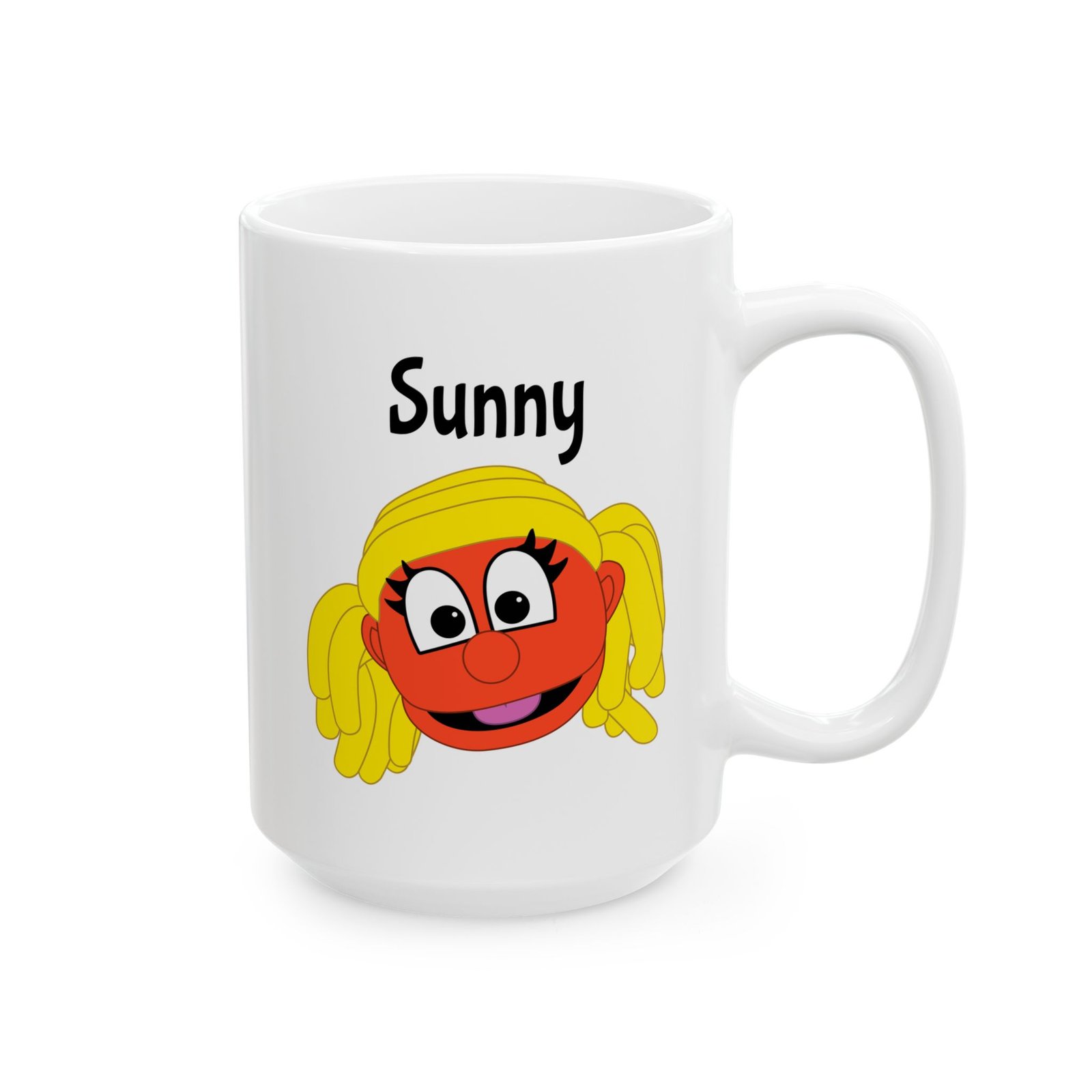 Dinx The Puppet - Sunny Ceramic Mug, (11oz, 15oz) - Image 8