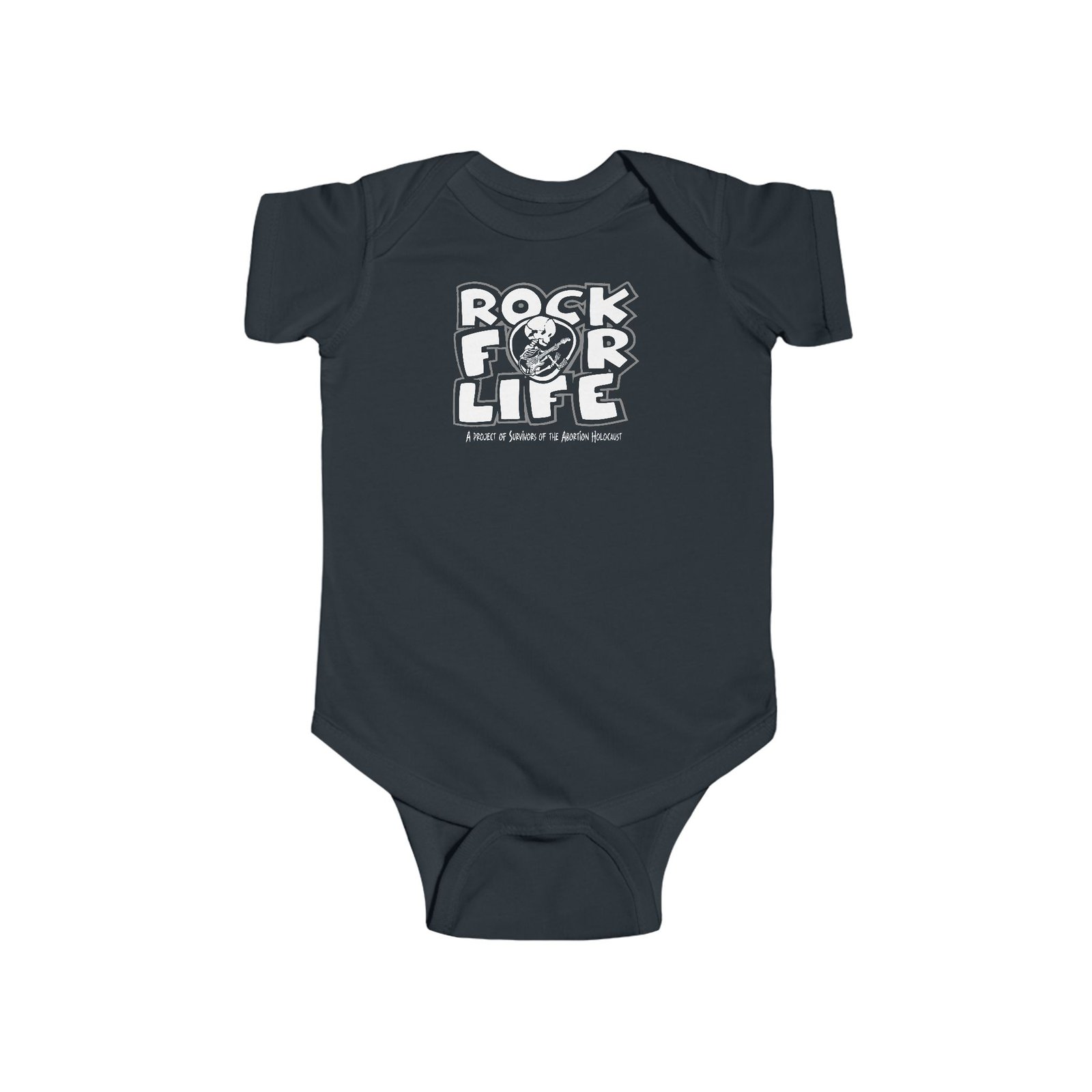 Rock For Life Logo - Survivors Infant Fine Jersey Bodysuit