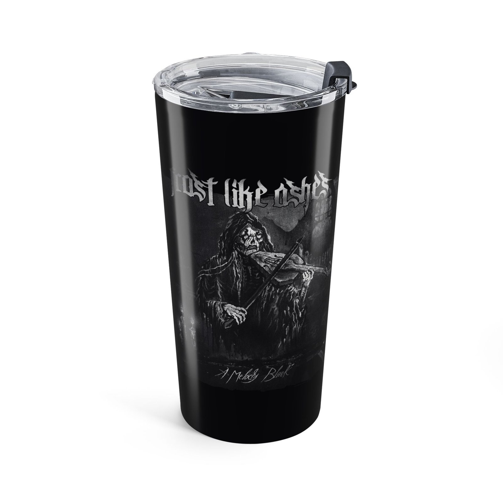 Frost Like Ashes - A Melody Black Violin 20oz Stainless Steel Tumbler
